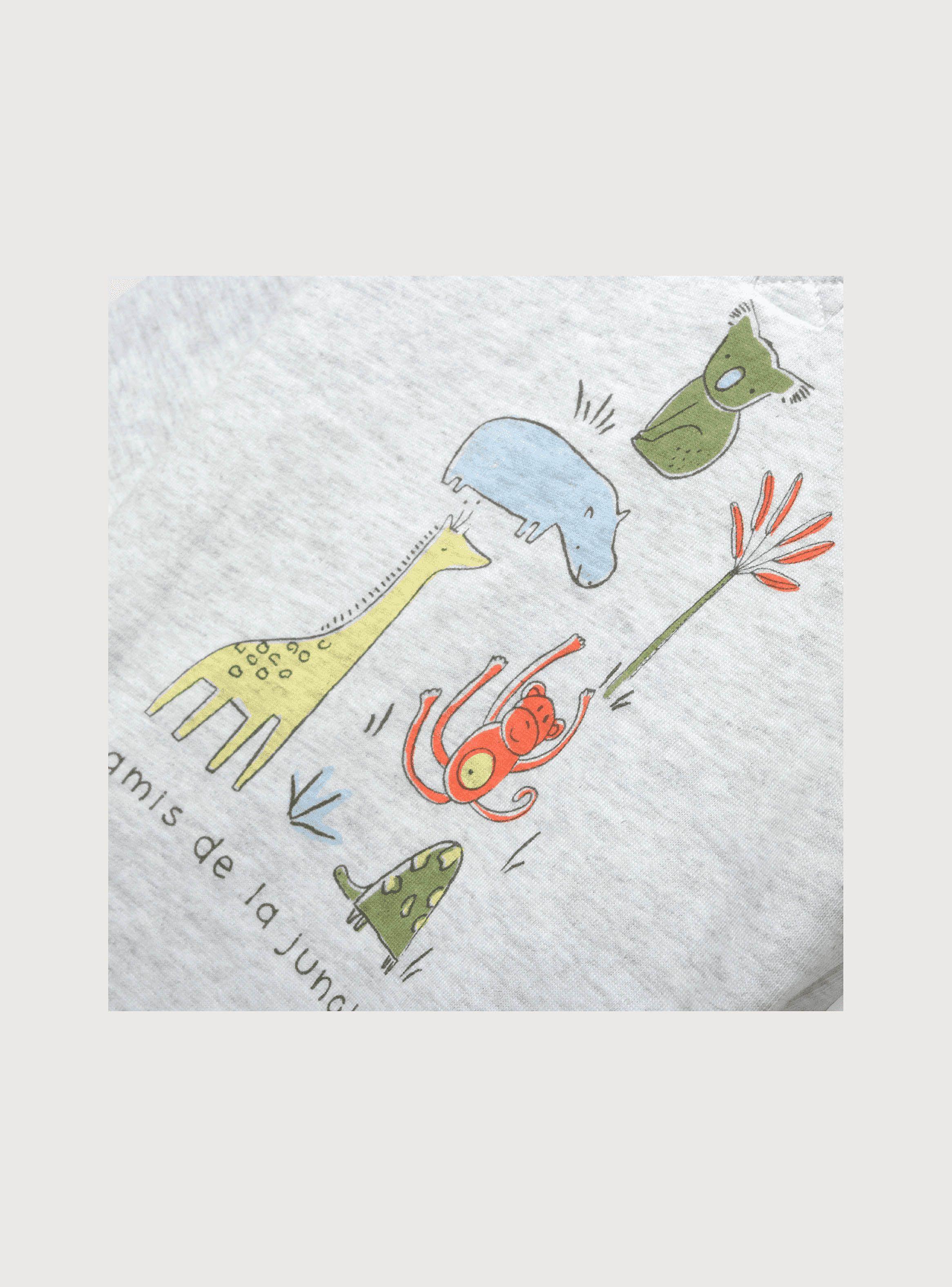 Body De Niño Gris (Recién Nacido A 9 Meses) Opaline-2