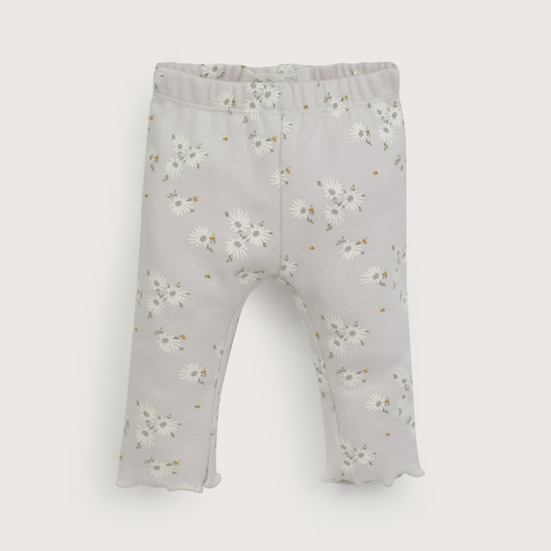 Calza lila de bebé niña-1