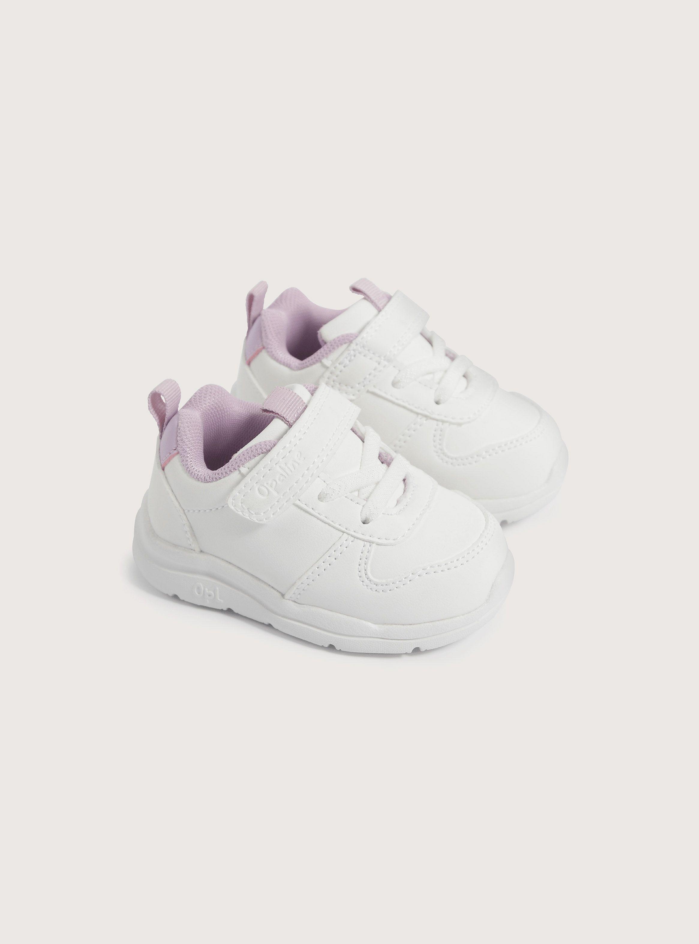 Zapatilla Primeros Pasos Deportiva Blanca de Niña-0