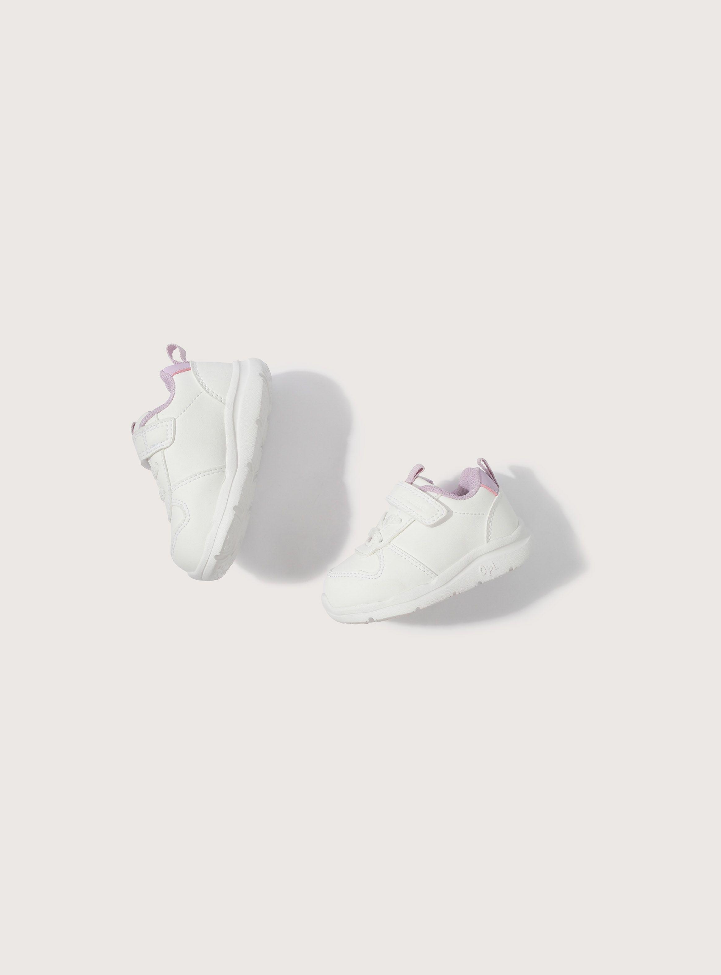Zapatilla Primeros Pasos Deportiva Blanca de Niña-3