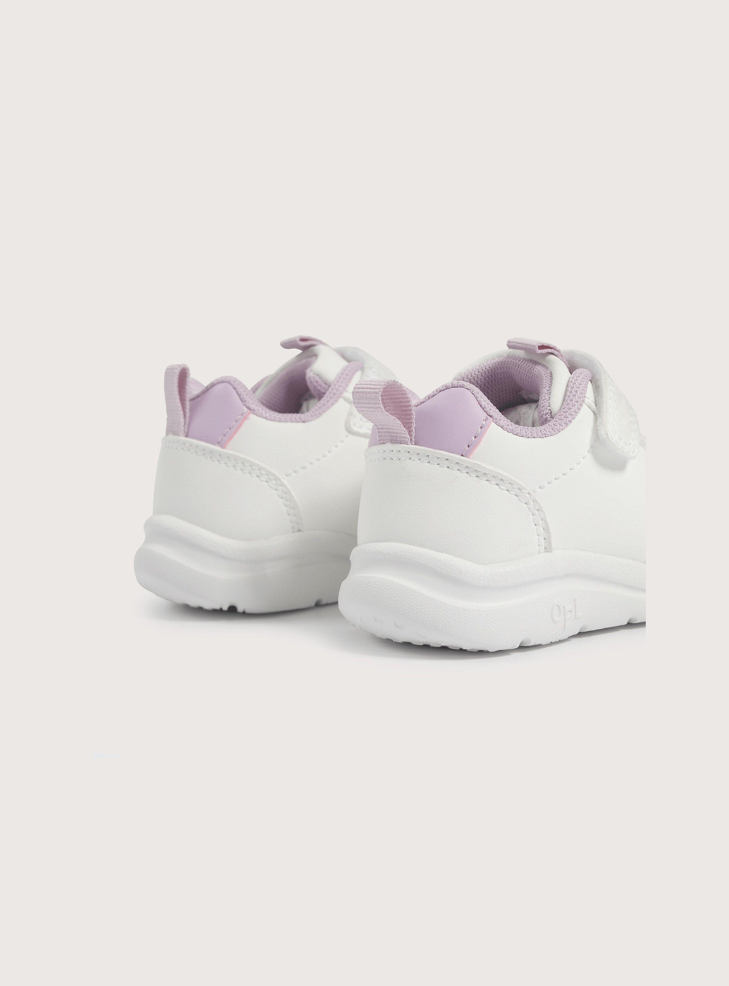 Zapatilla Primeros Pasos Deportiva Blanca de Niña-4