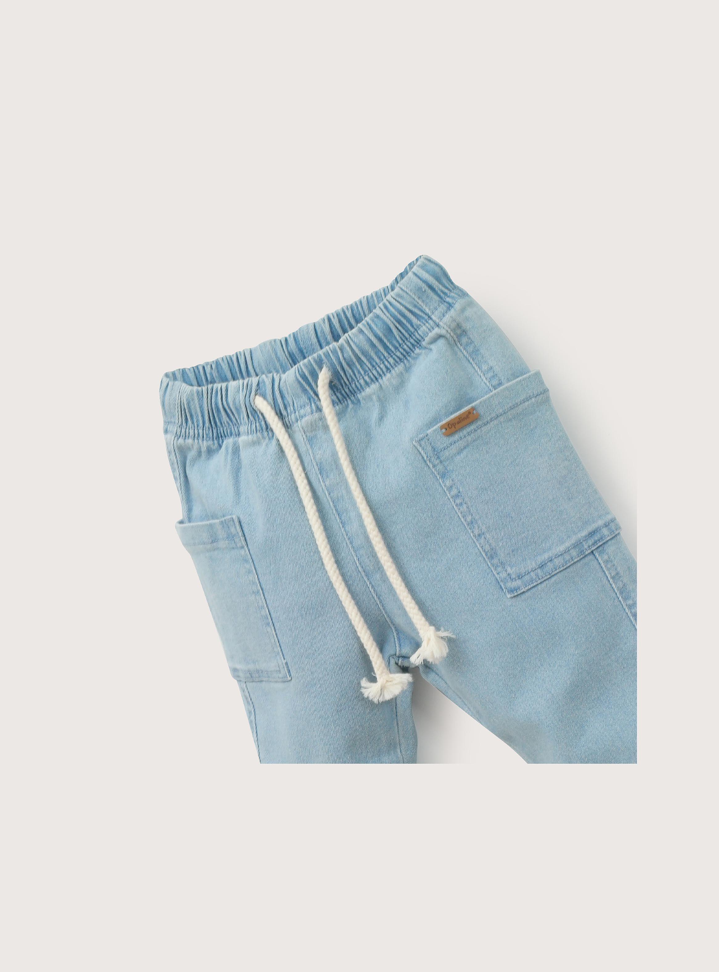 Jeans Cargo Infant Niño Denim-2