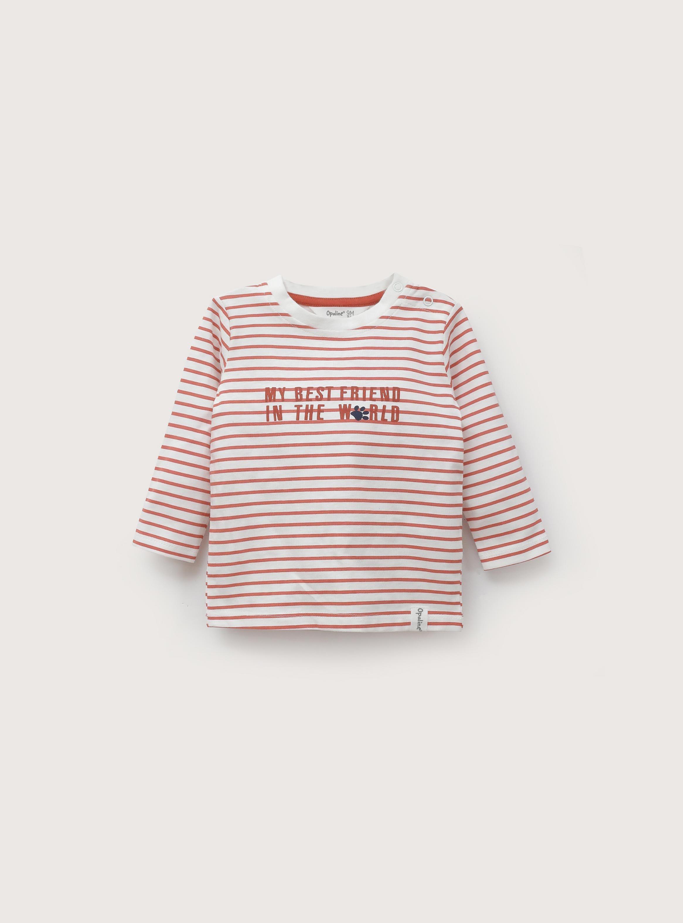 Polera Infant Niño Naranja-0