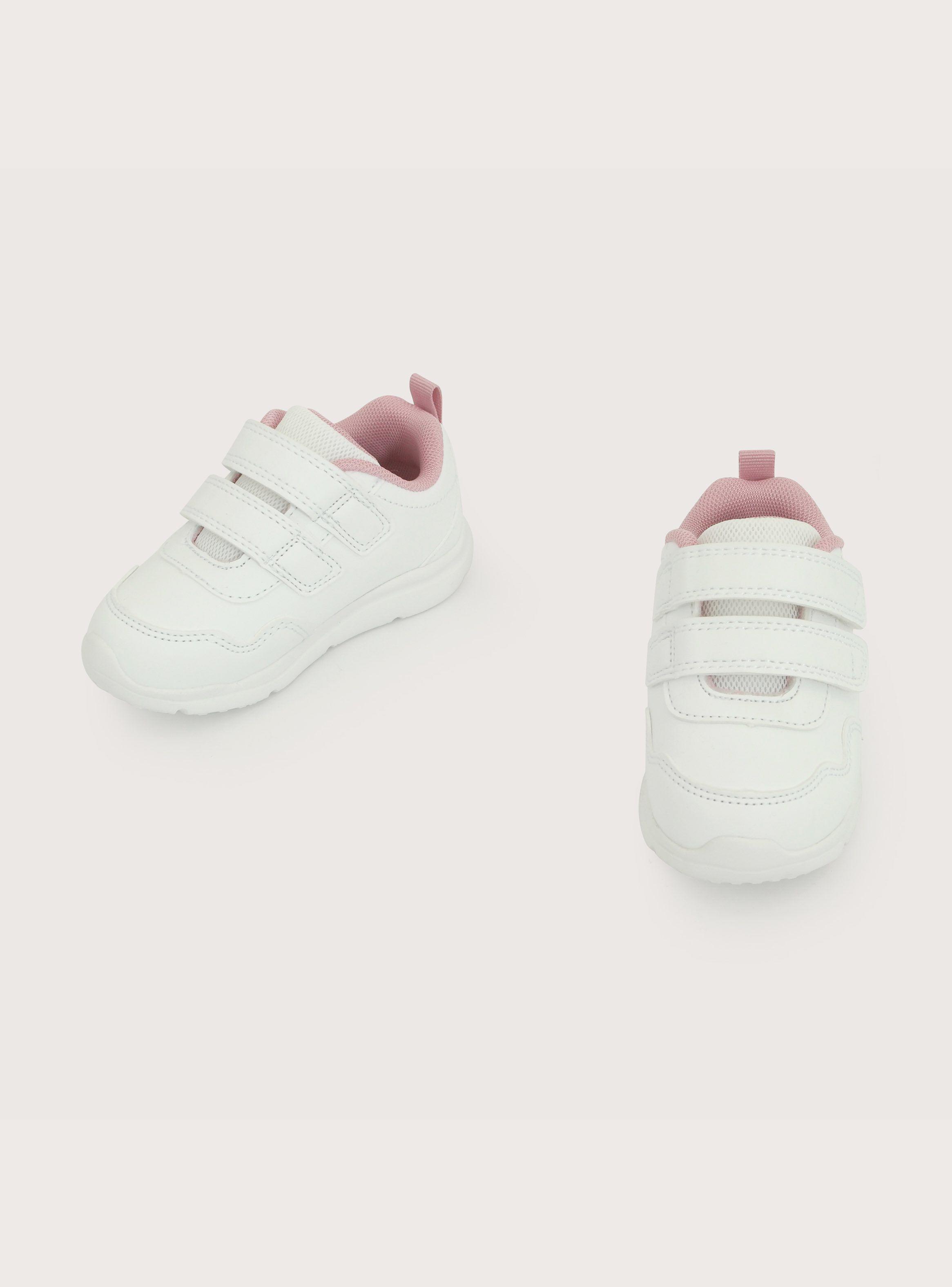 Zapatilla Deportiva Niña Velcro Blanco-6