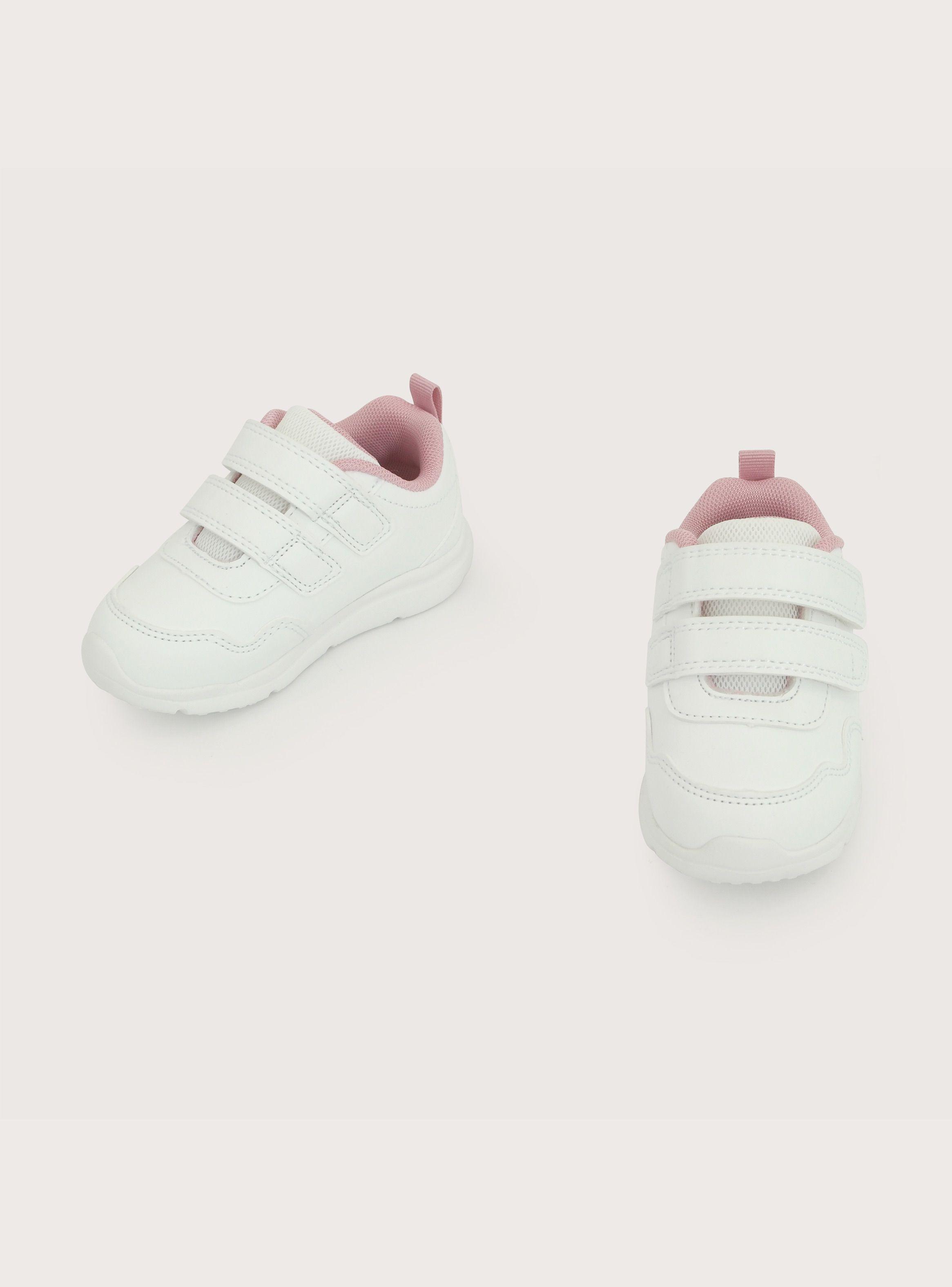 Zapatilla Deportiva Niña Velcro Blanco-7