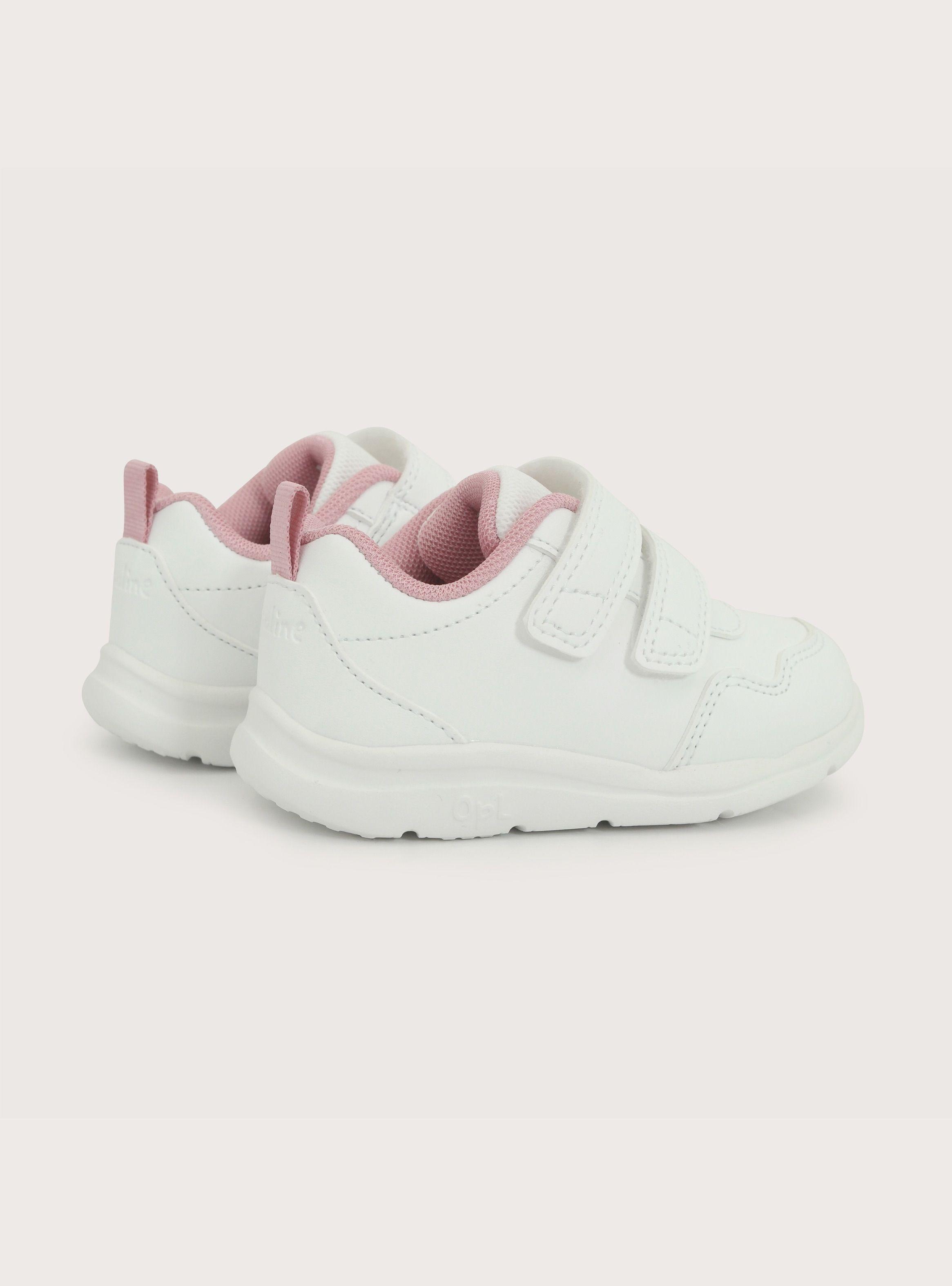 Zapatilla Deportiva Niña Velcro Blanco-9