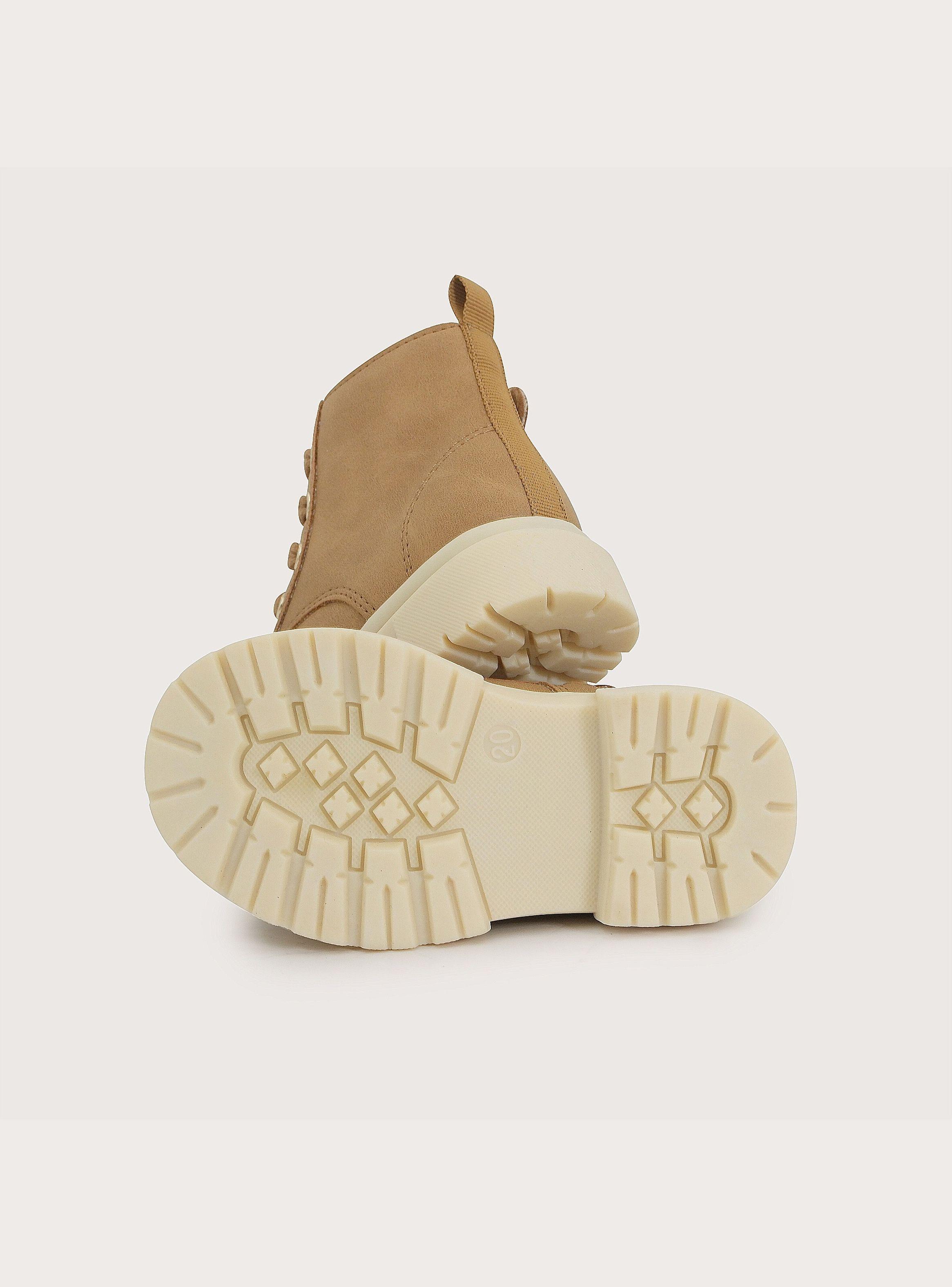 Botin Urbano Casual Camel Niña-2