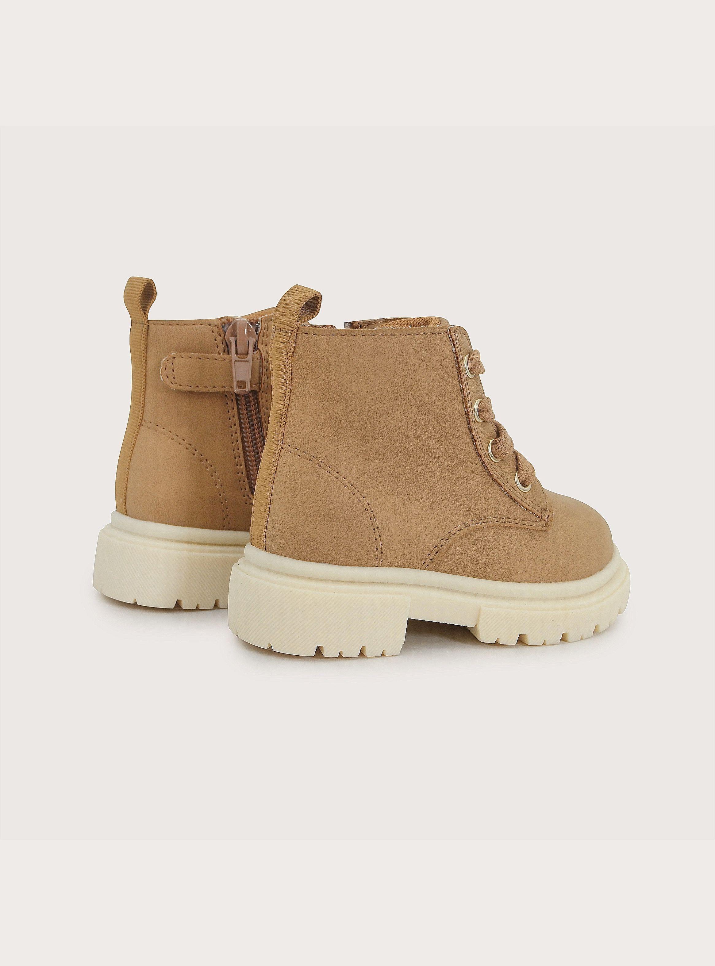 Botin Urbano Casual Camel Niña-4