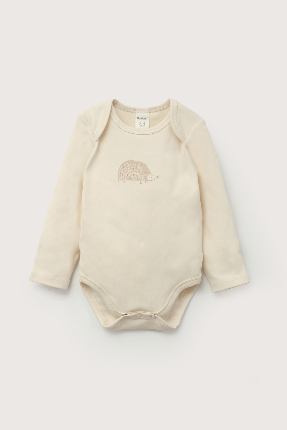 Conjunto 3 piezas bodies y pantalón beige de bebé unisex-3