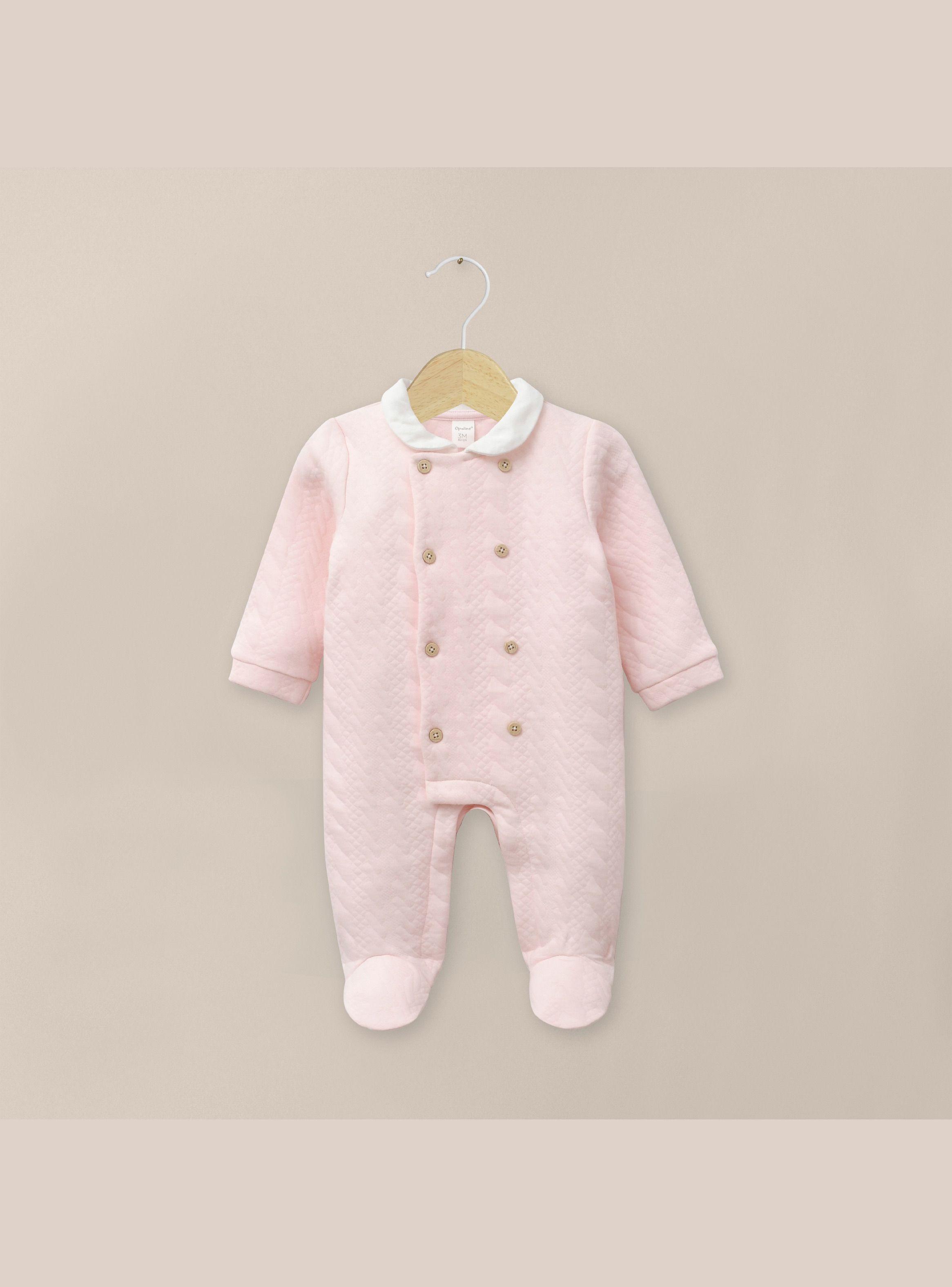 Osito Quilted Rosa Viejo Bebe Niña-0