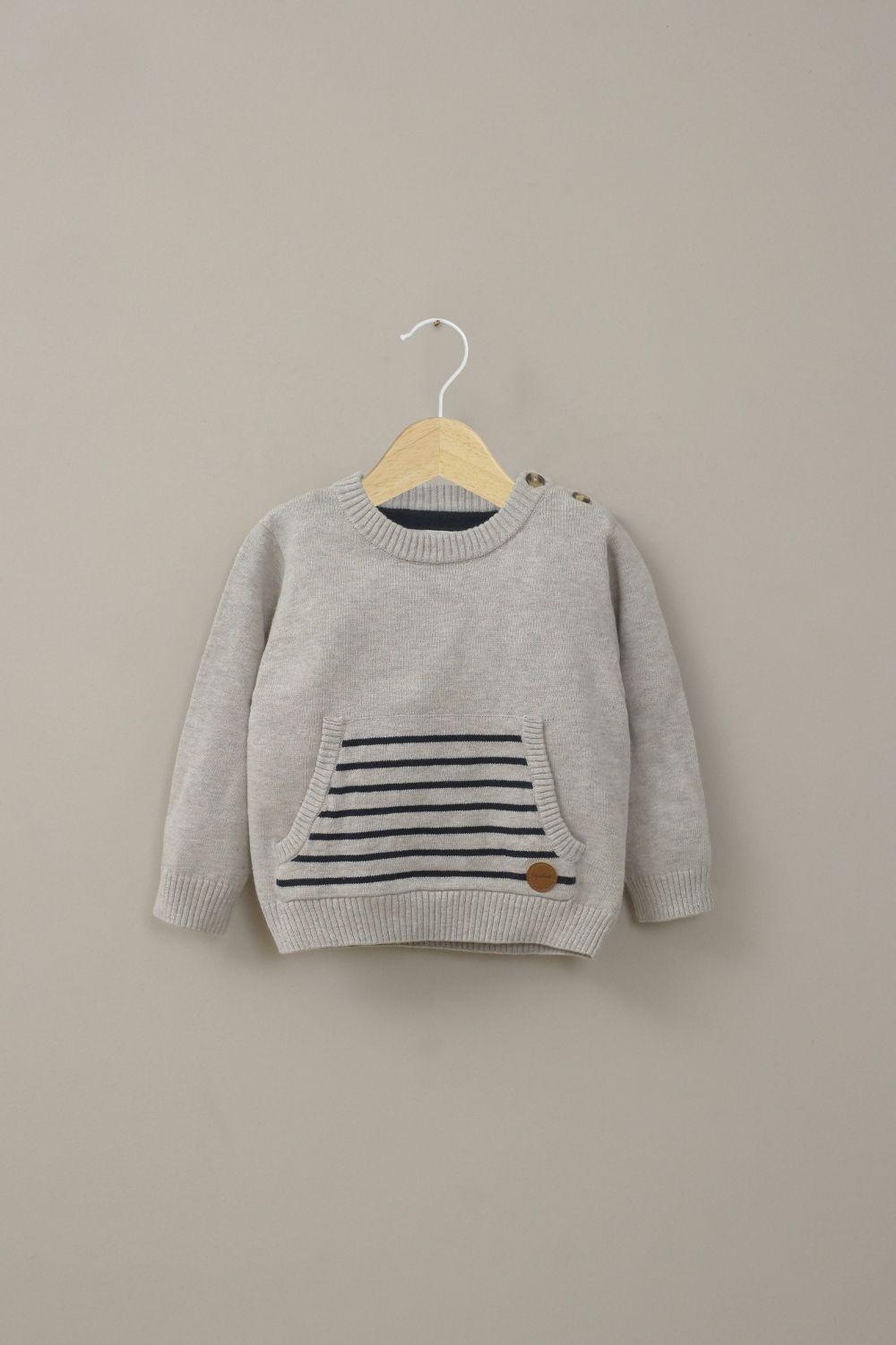 Sweater beige de niño-0