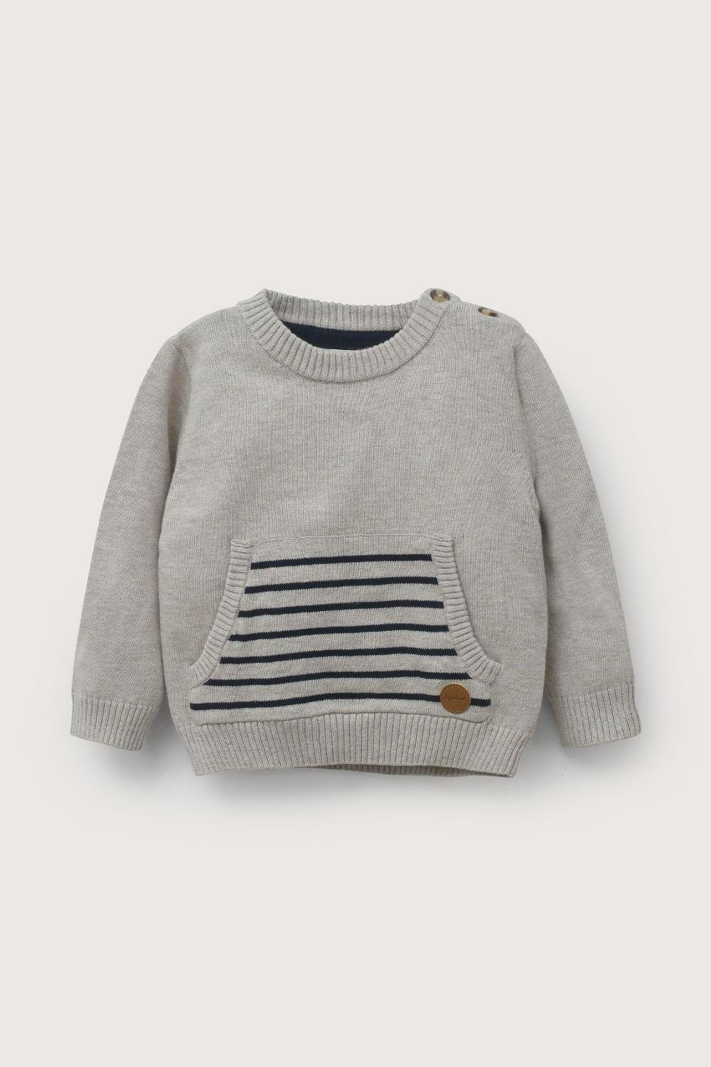 Sweater beige de niño-1