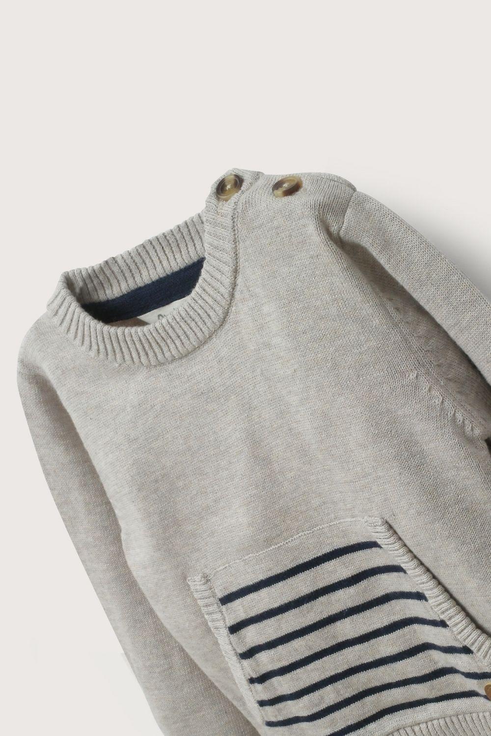 Sweater beige de niño-3