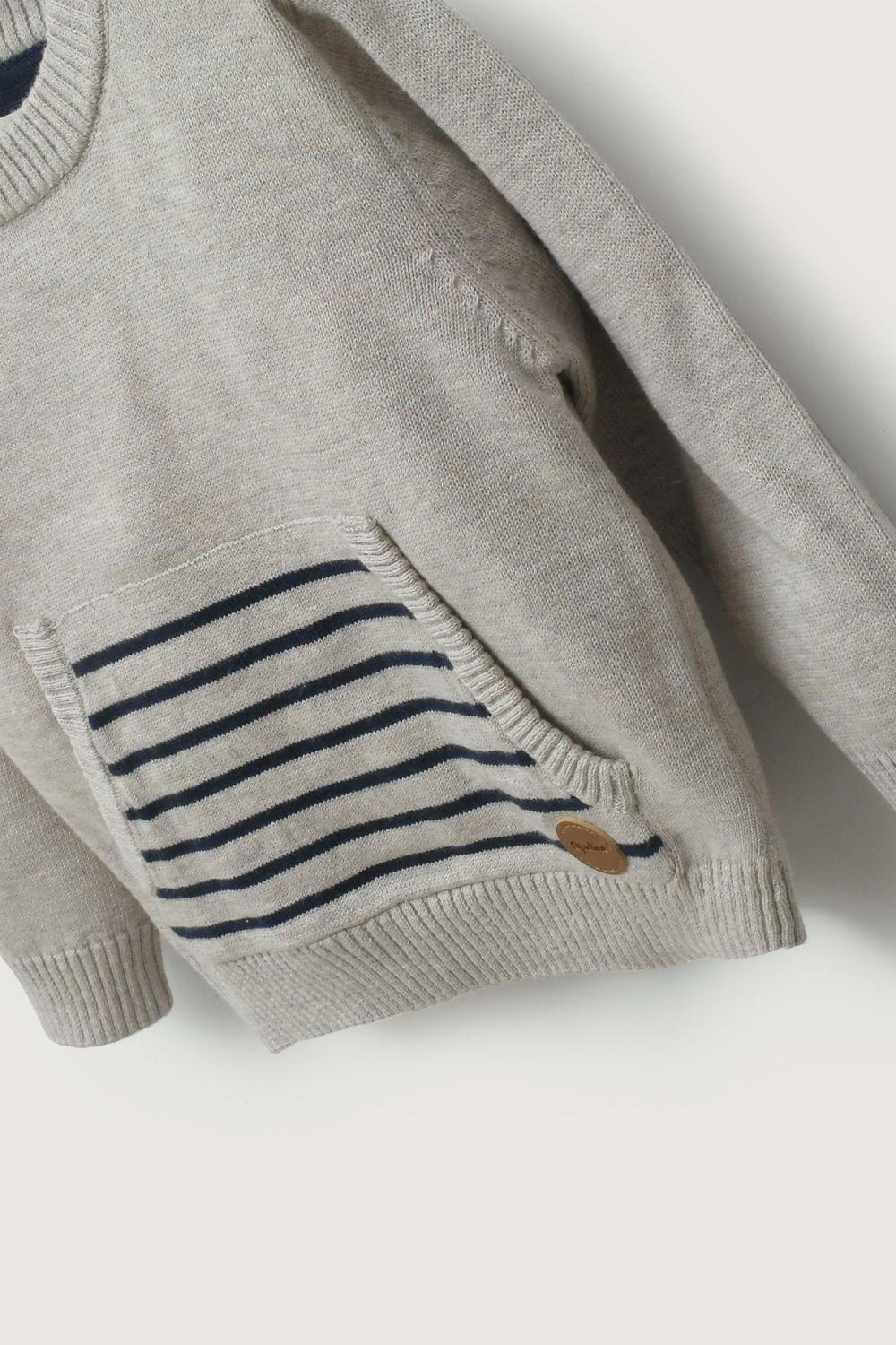 Sweater beige de niño-4