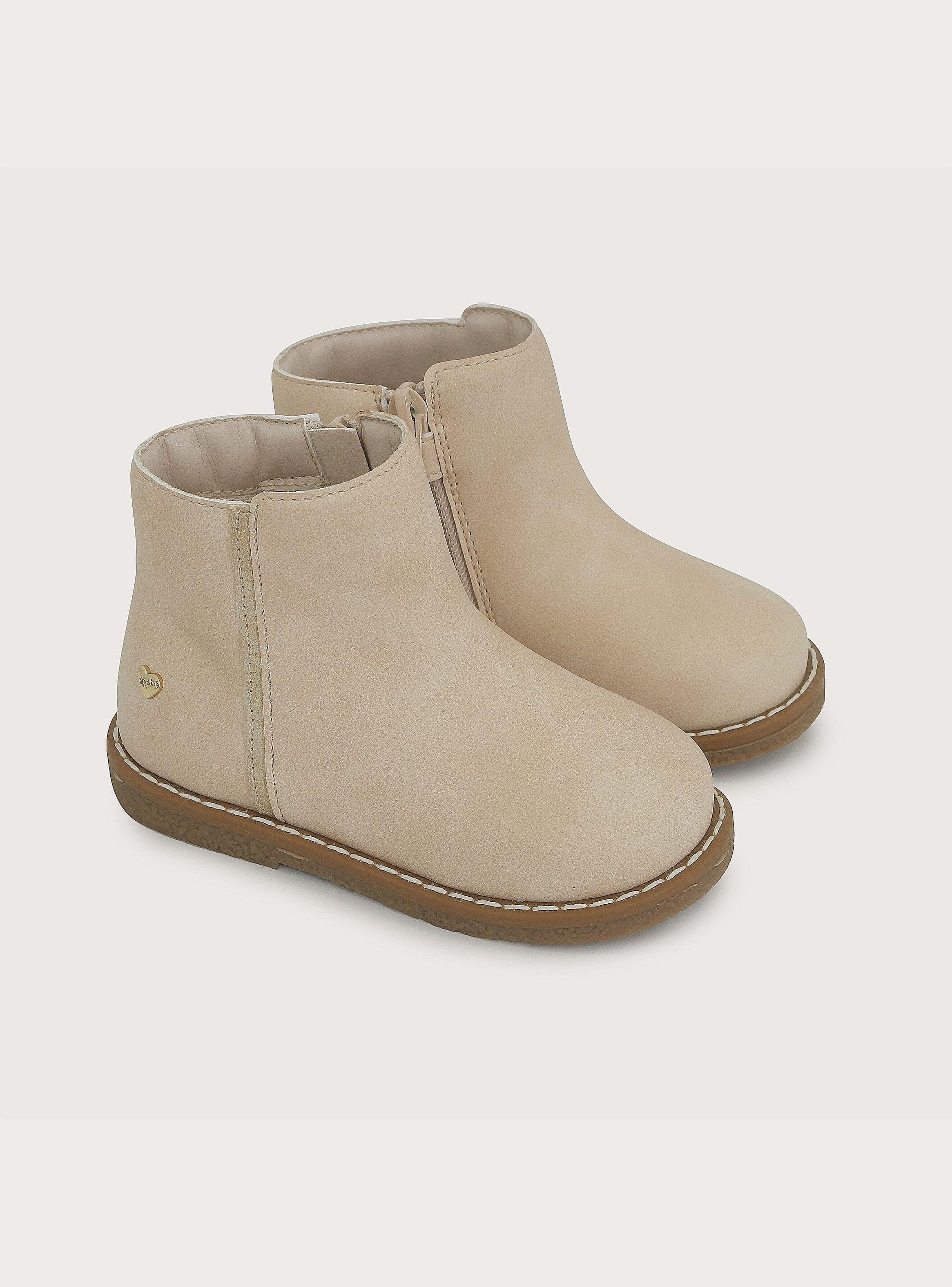 Botín Casual Beige Niña-0