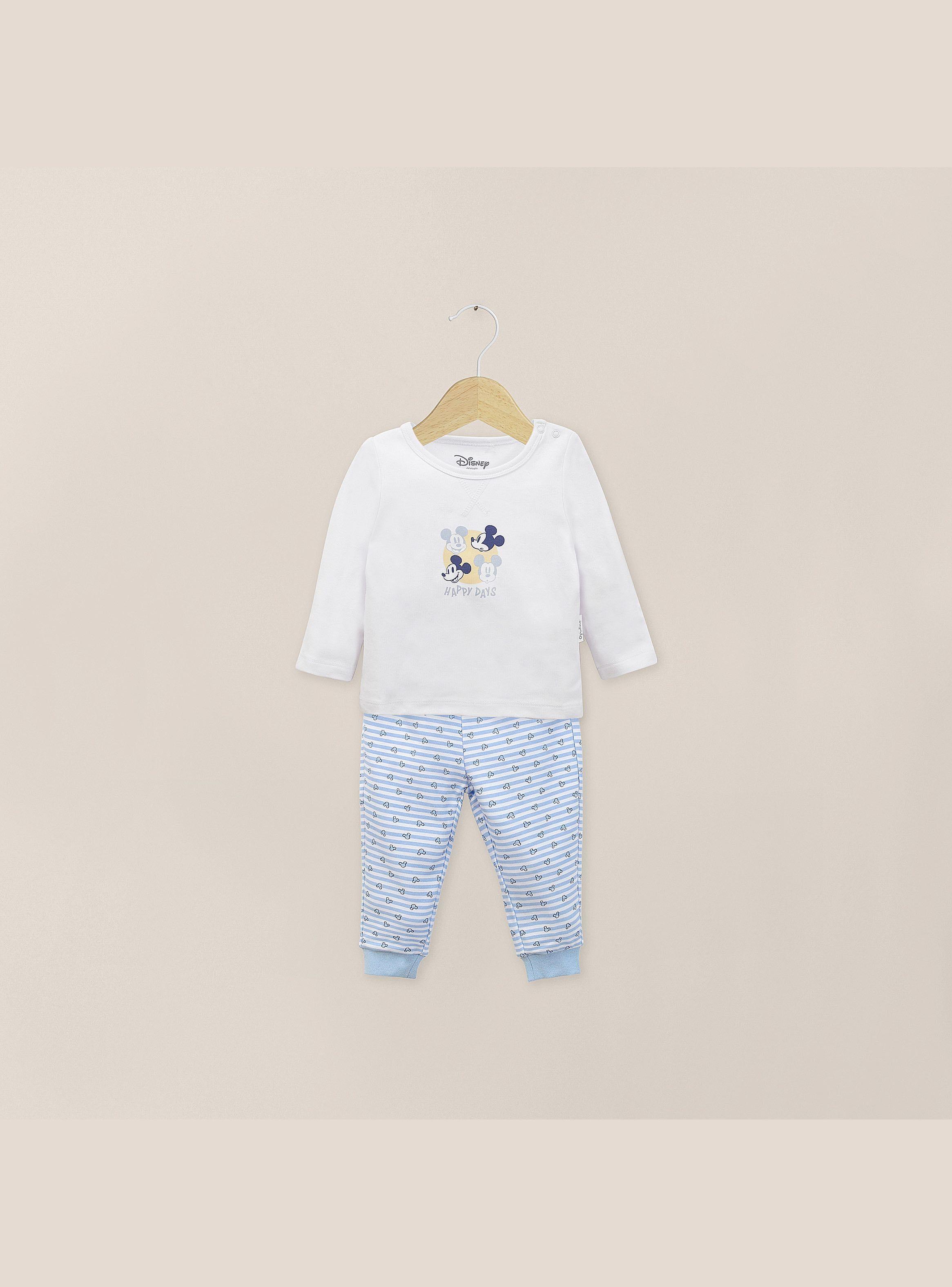 Pijama De 2 Piezas Disney Celeste-0