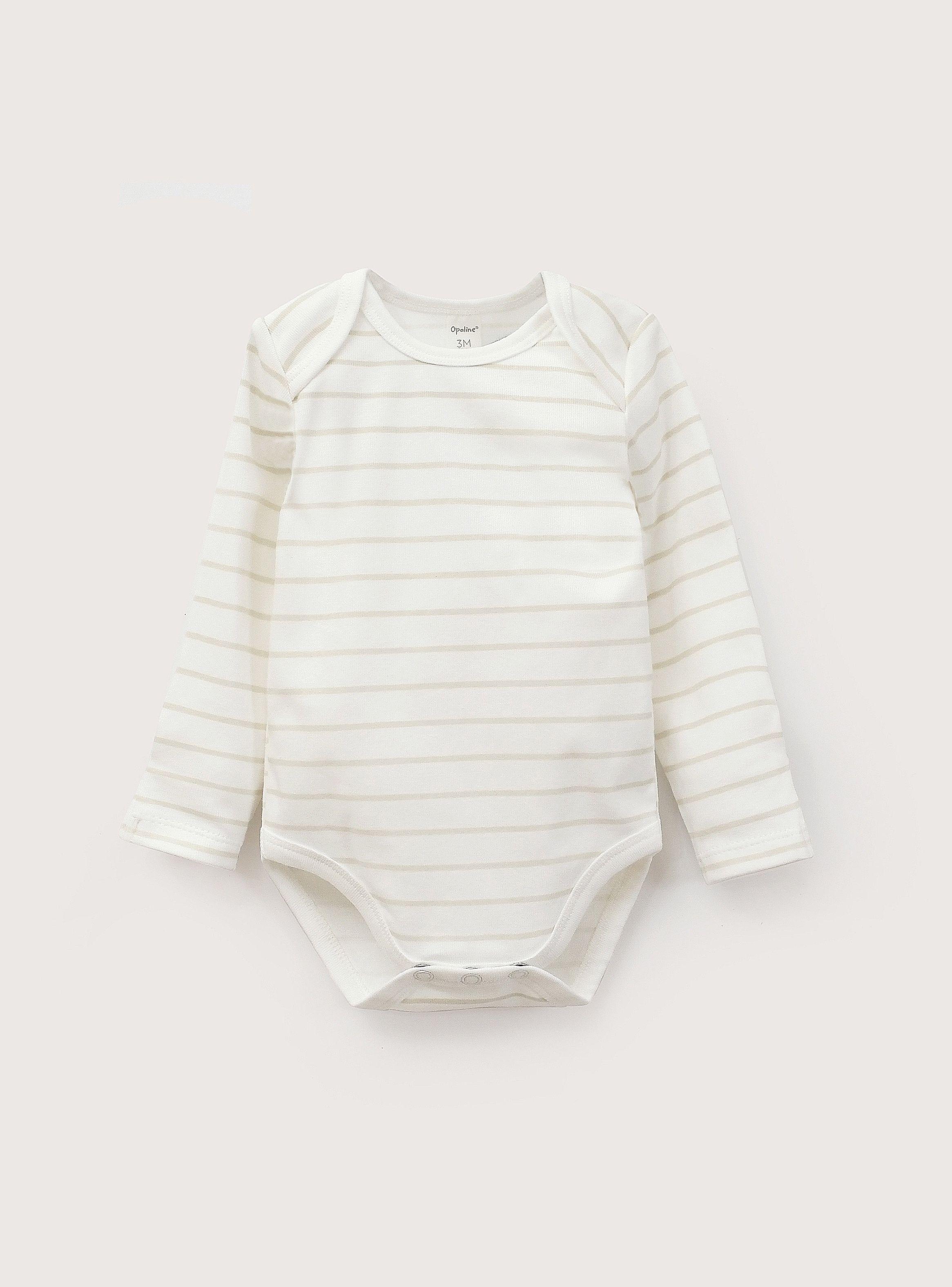 Conjunto Bodies Bebe Unisex Blanco-3
