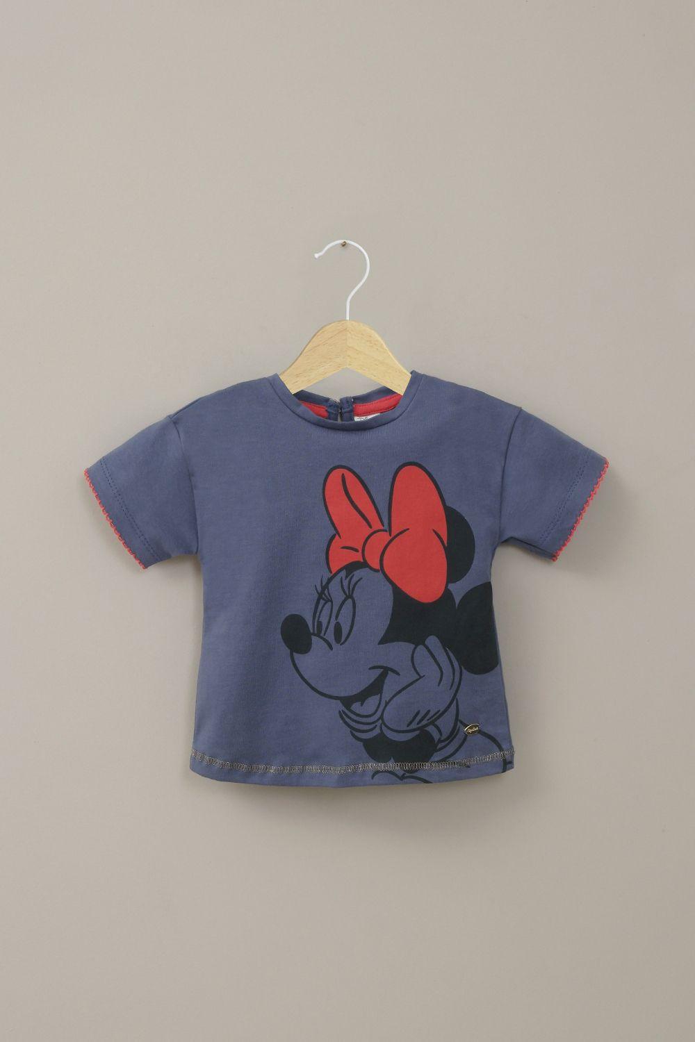 Polera azul disney de niña-0
