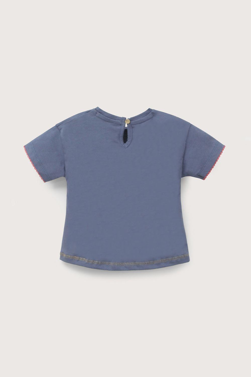 Polera azul disney de niña-2