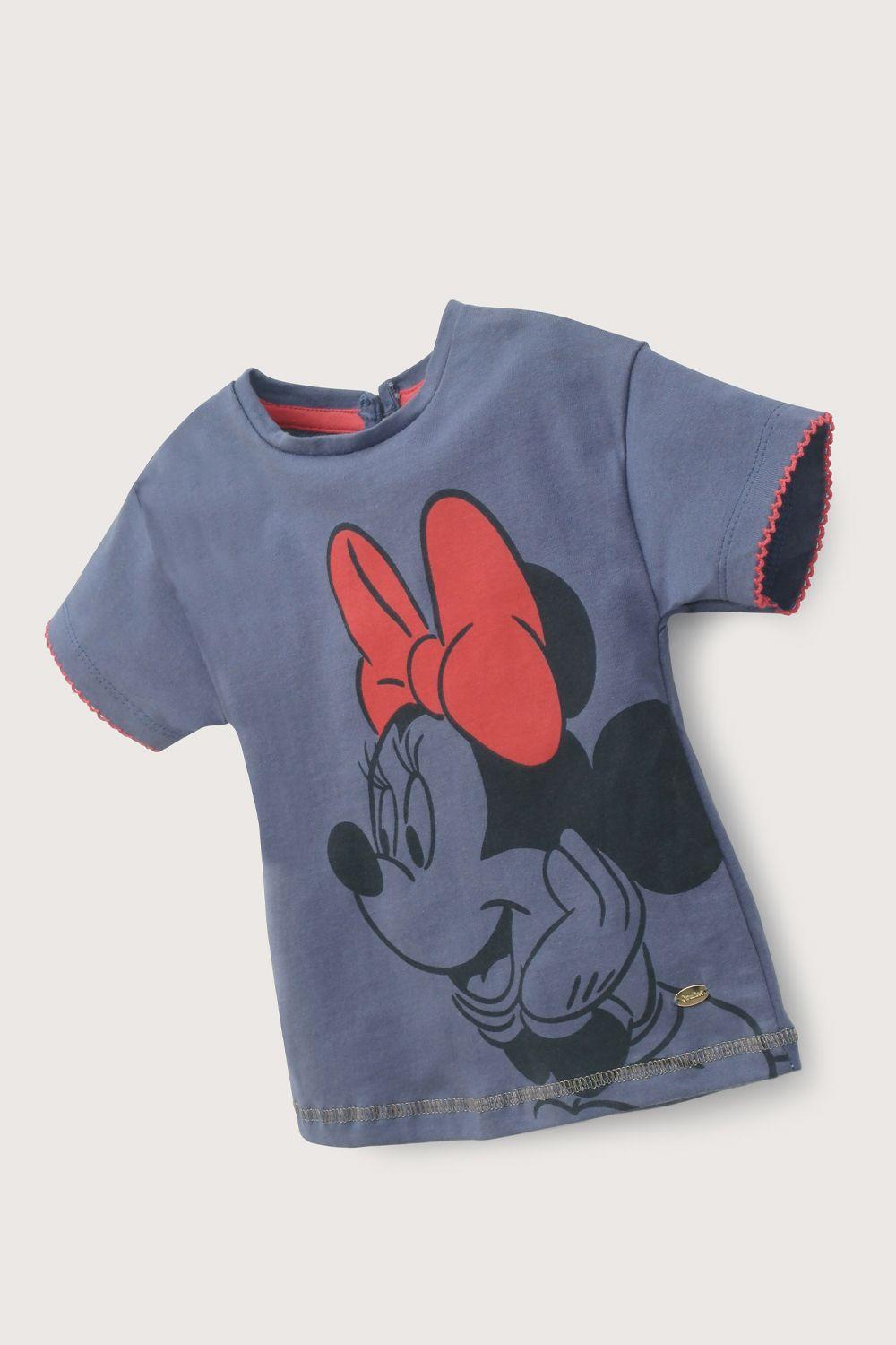 Polera azul disney de niña-3