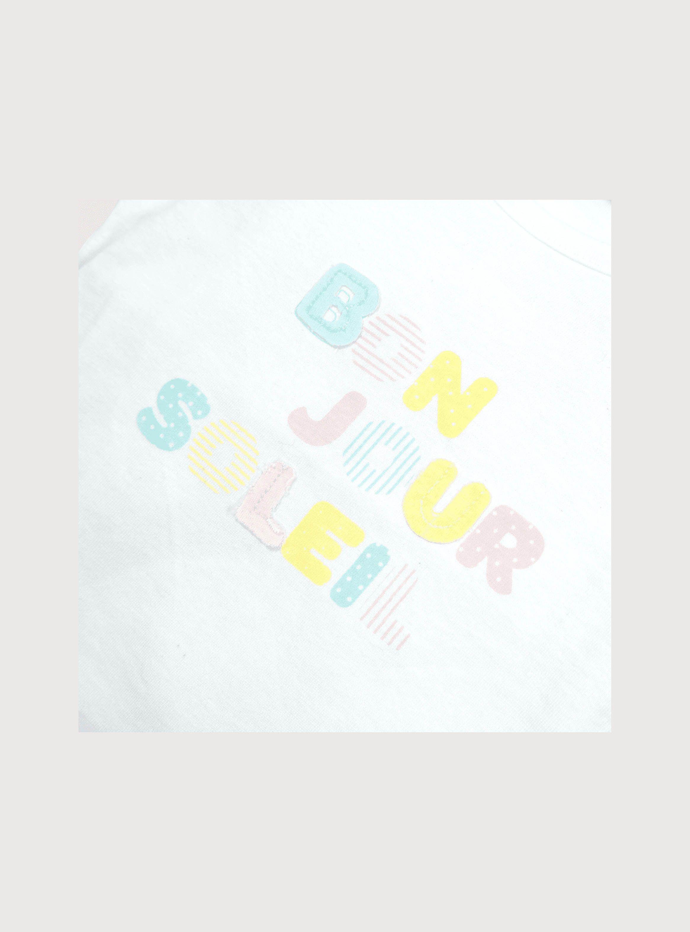 Polera Niña Sin Mangas Blanco (Rn A 9 Meses) Opaline-2