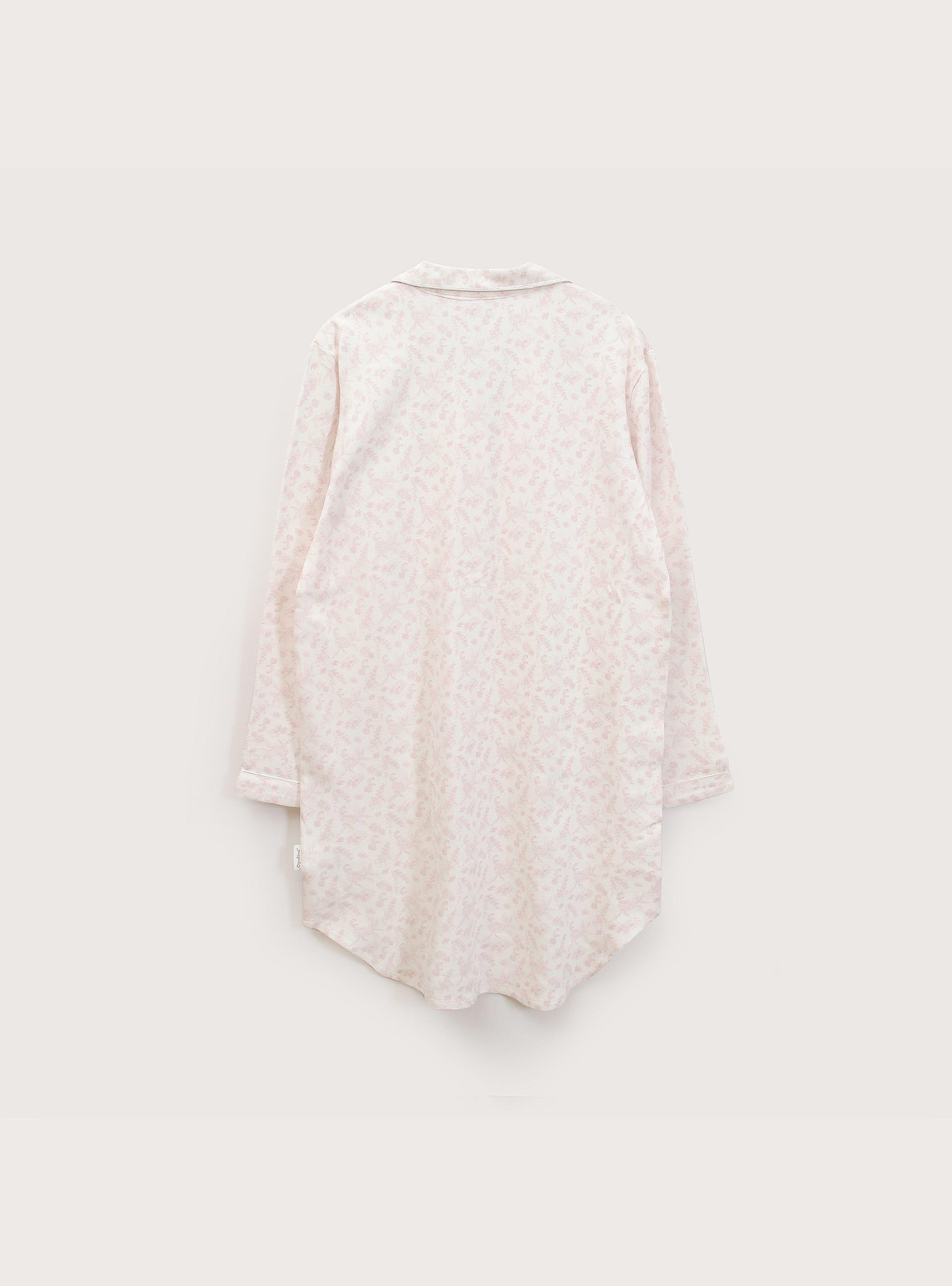 Pijama Mujer Camison Largo Blanco-2