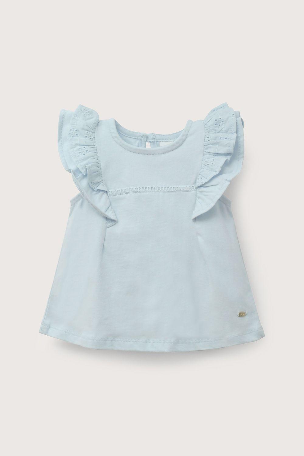 Polera celeste de niña-1