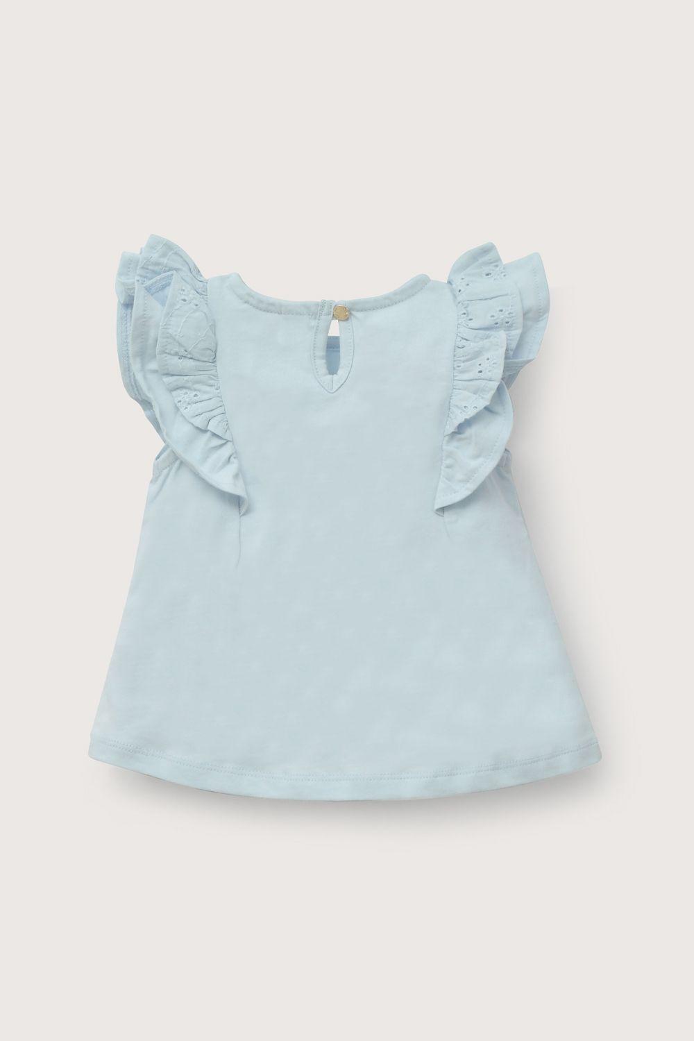 Polera celeste de niña-2