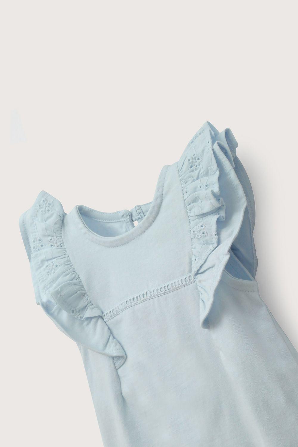 Polera celeste de niña-3