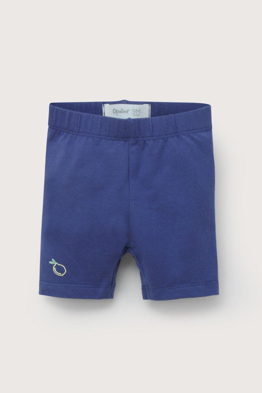 Calza biker azul de niña Opaline-1