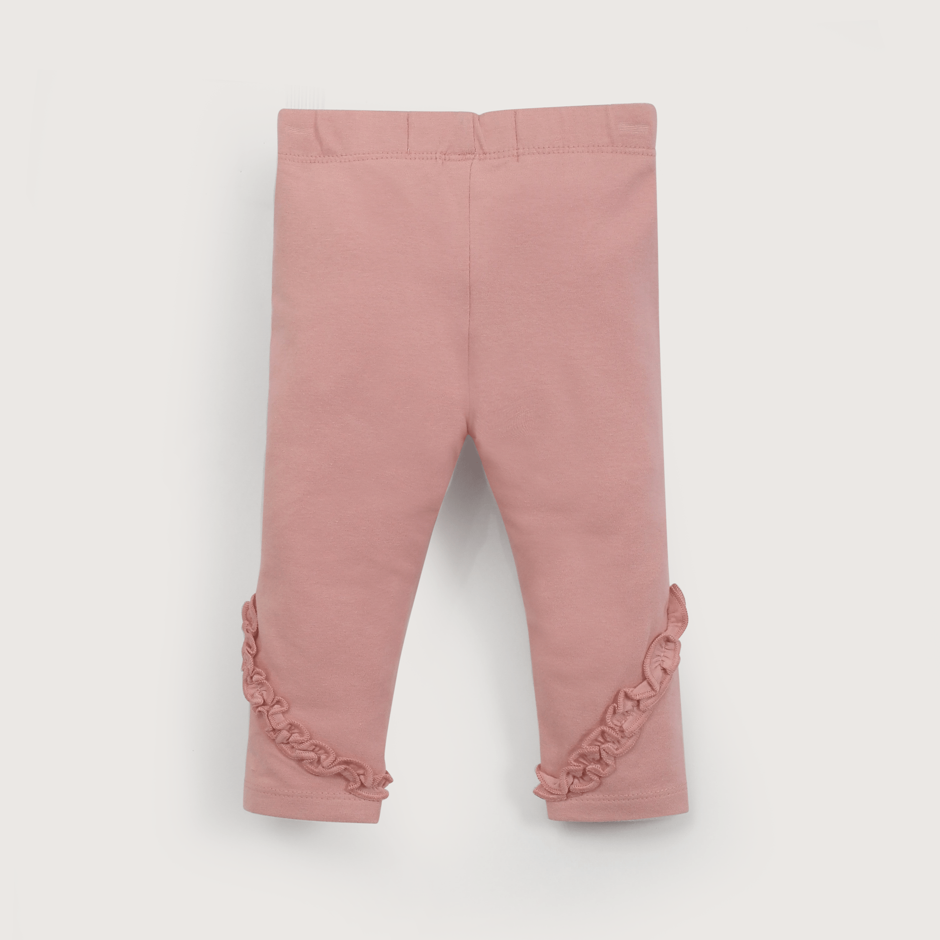 Calza con vuelos rosada de niña-2