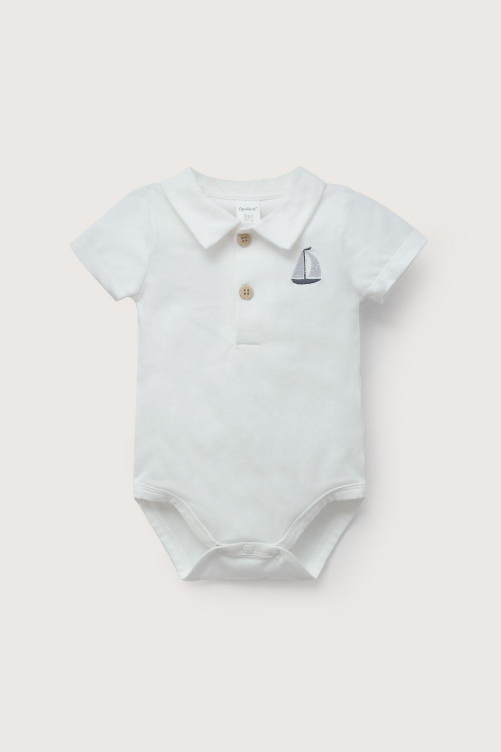 Conjunto beige de bebé niño-3