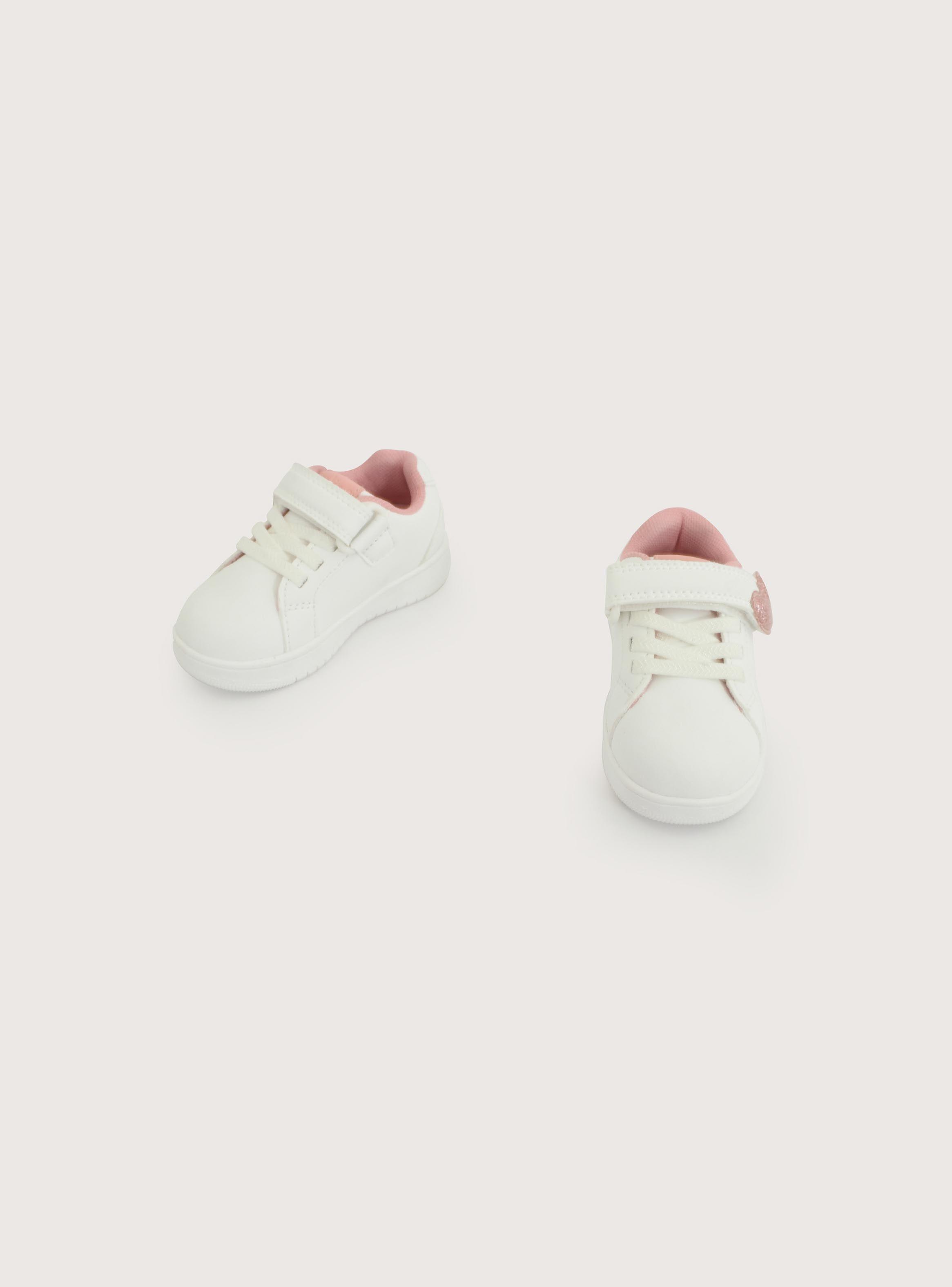 Zapatilla Urbana Disney Blanca Rosada Niña-3