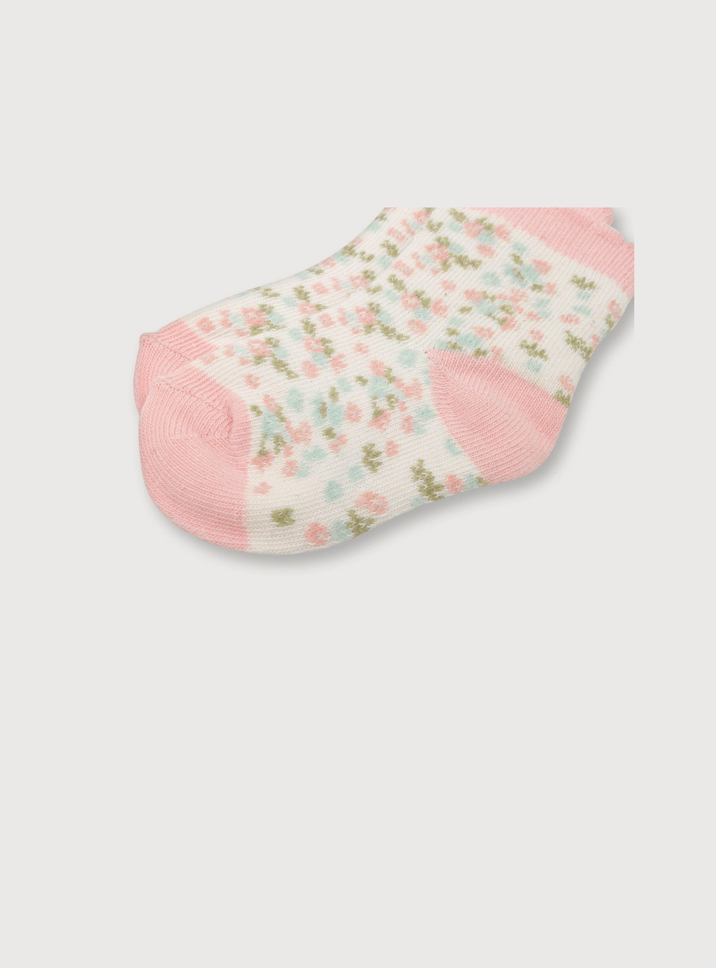 Calcetines Niña Pack 3 Rosado (0M A 9M) Opaline-1