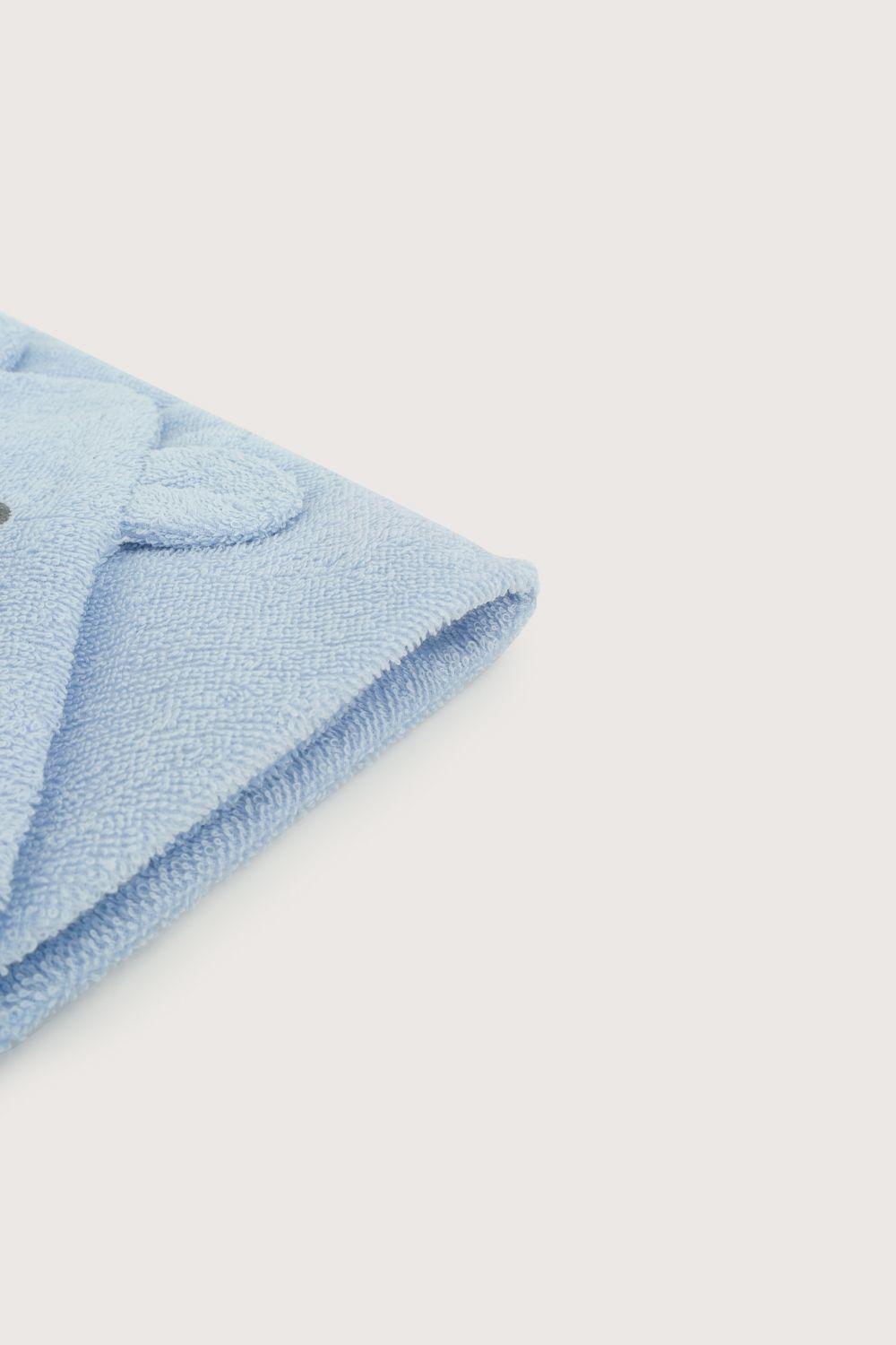 Capa de baño de niño celeste-3