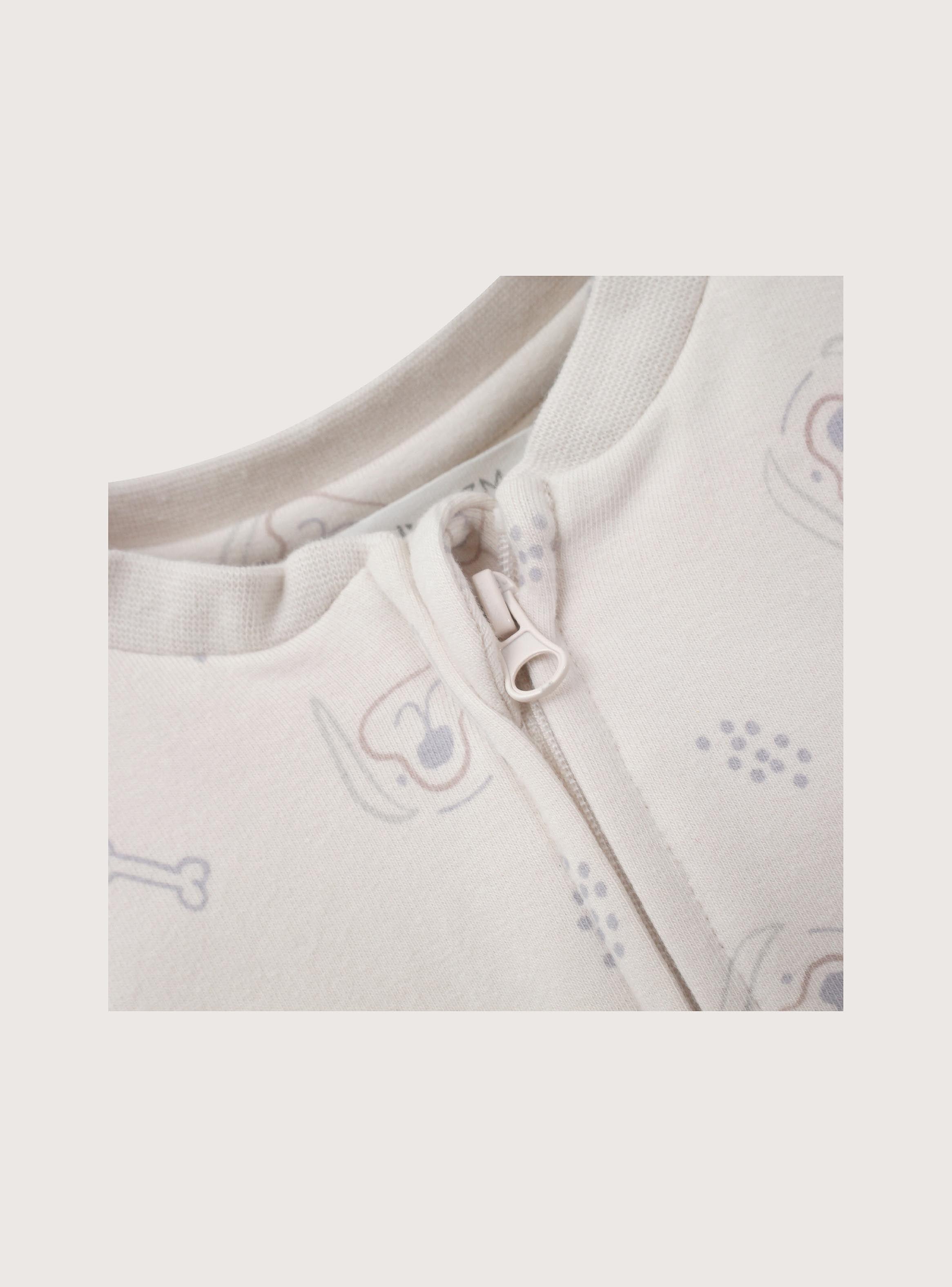 Oso Bebe Niño Estampado Blanco-2