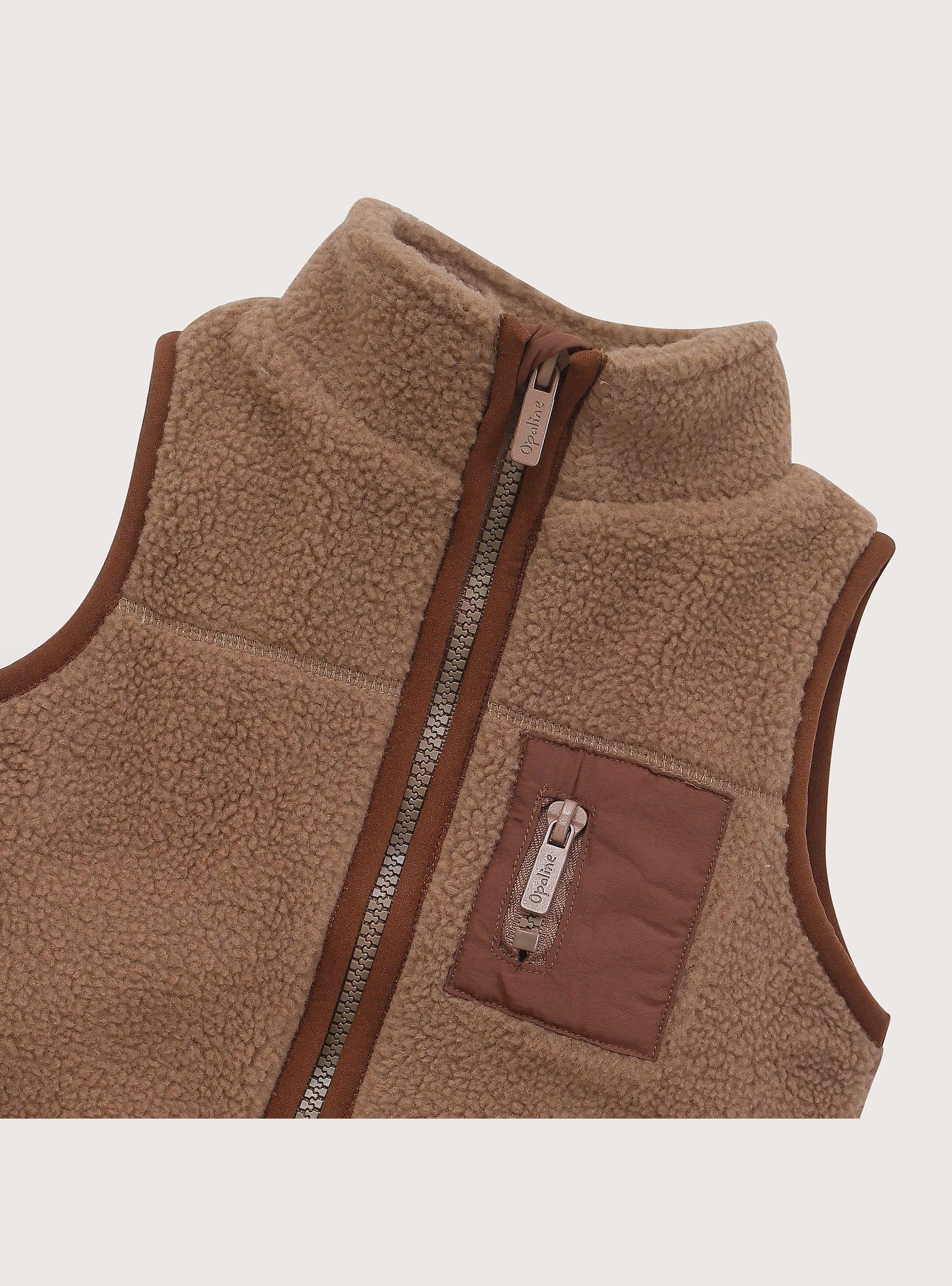 Chaqueta Sin Mangas Infant Niño Cafe-3