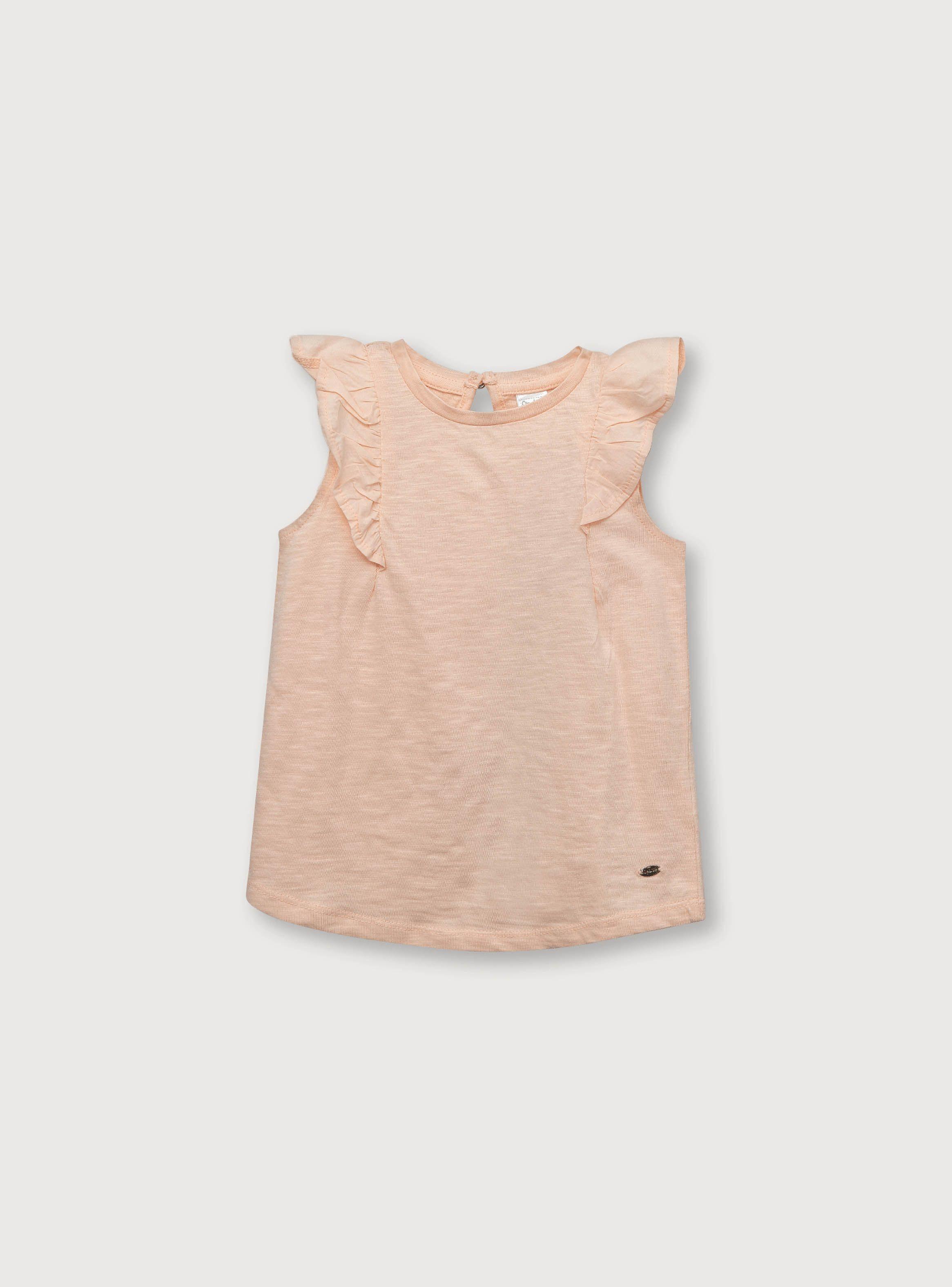 Polera Niña Algodón Vuelos Damasco (6M A 4A) Opaline-0
