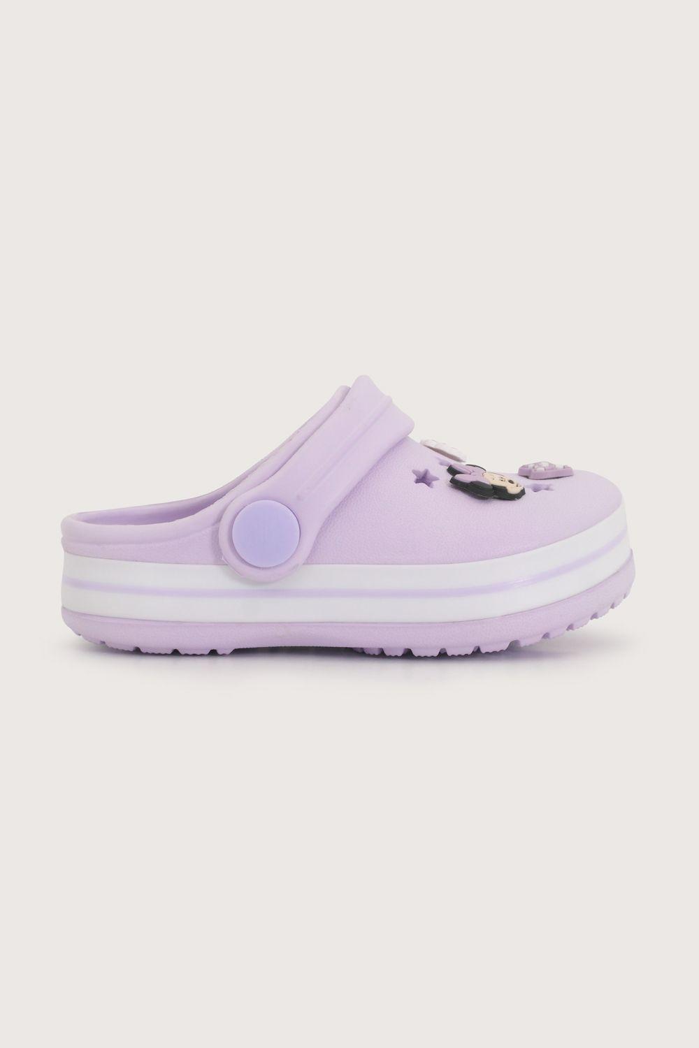 Sandalia aqua disney morada de niña-1