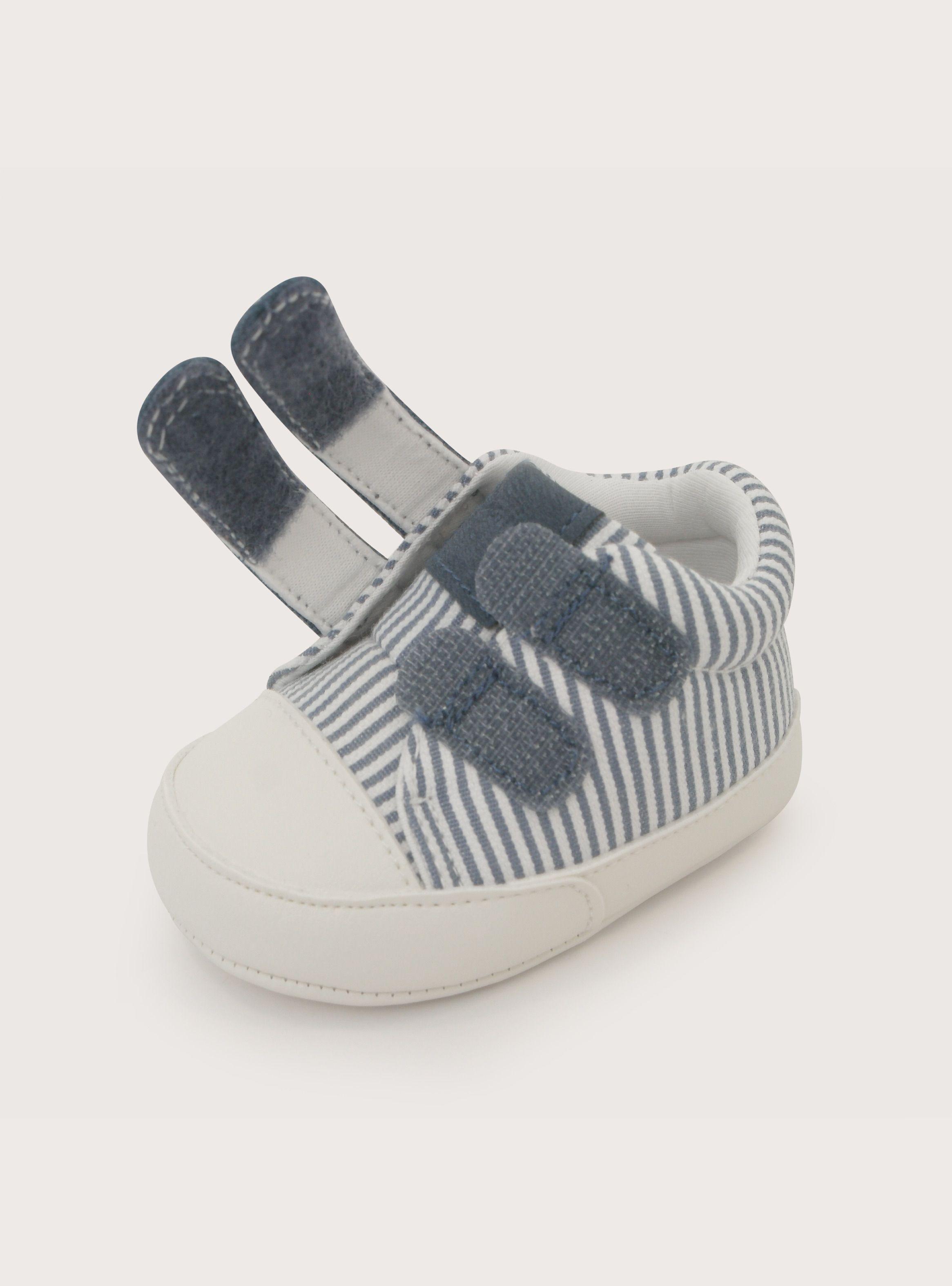Zapatilla Bebe Niño Velcro Azul-5