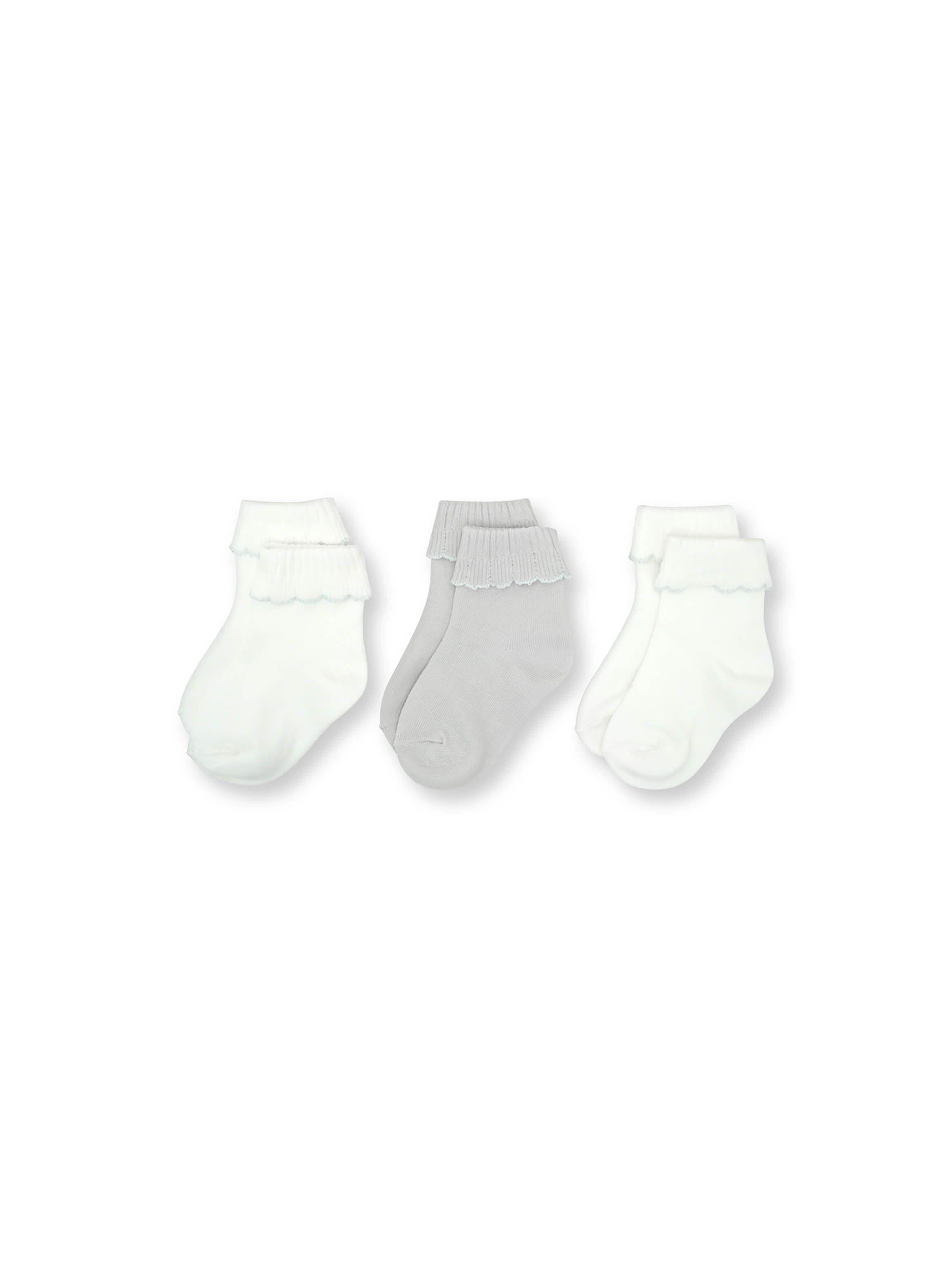 Calcetines Niña Gris Degradado (6M a 6A) OPALINE-0