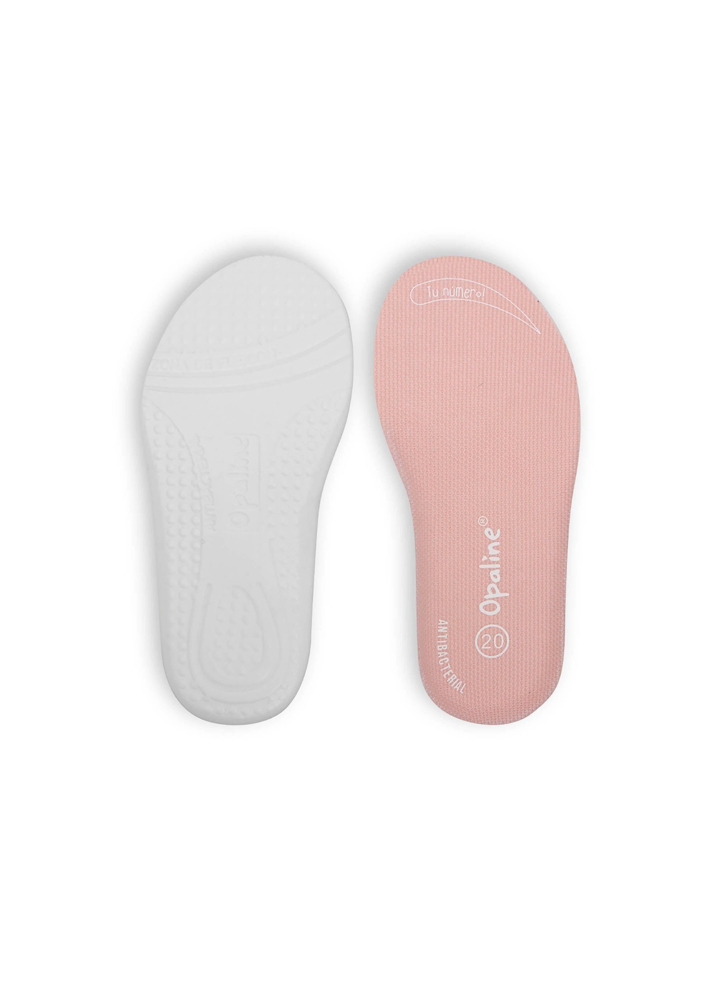 Zapatilla de niña chunky colores velcro elástico Rosado (20-29)-6