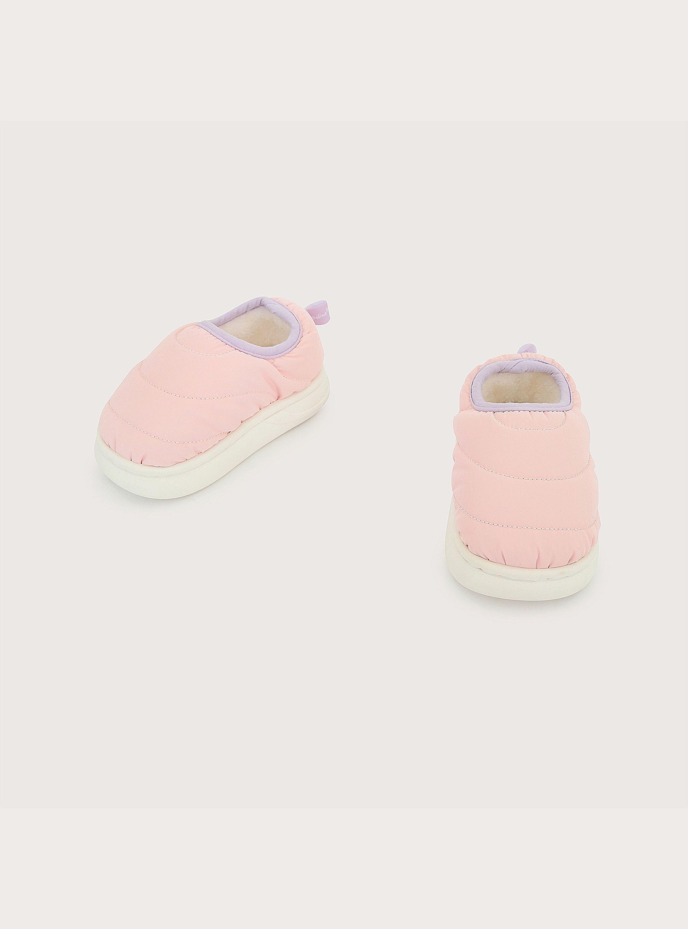 Pantufla Puffer Rosada Niña-3
