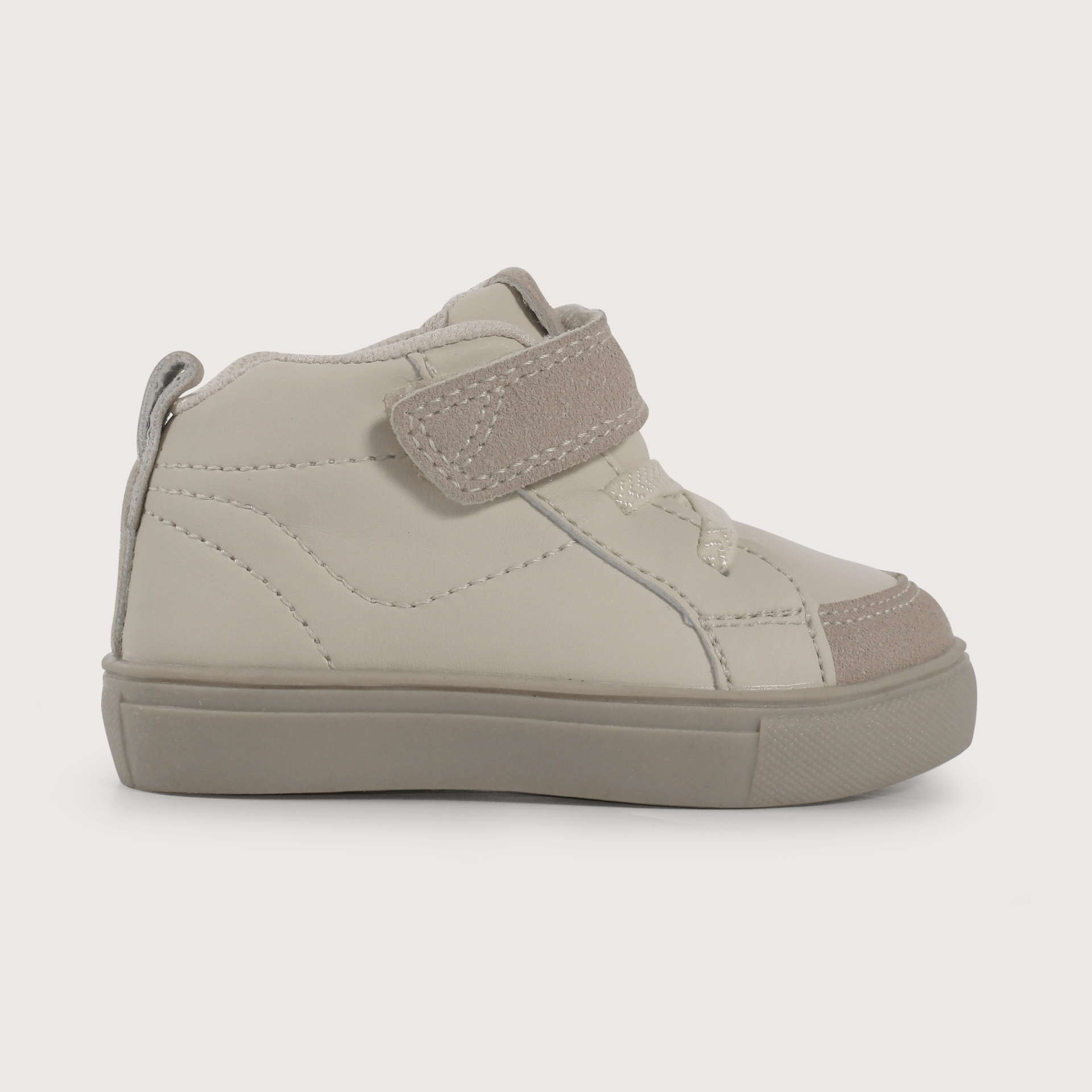 Zapatilla primeros pasos beige de niño-1
