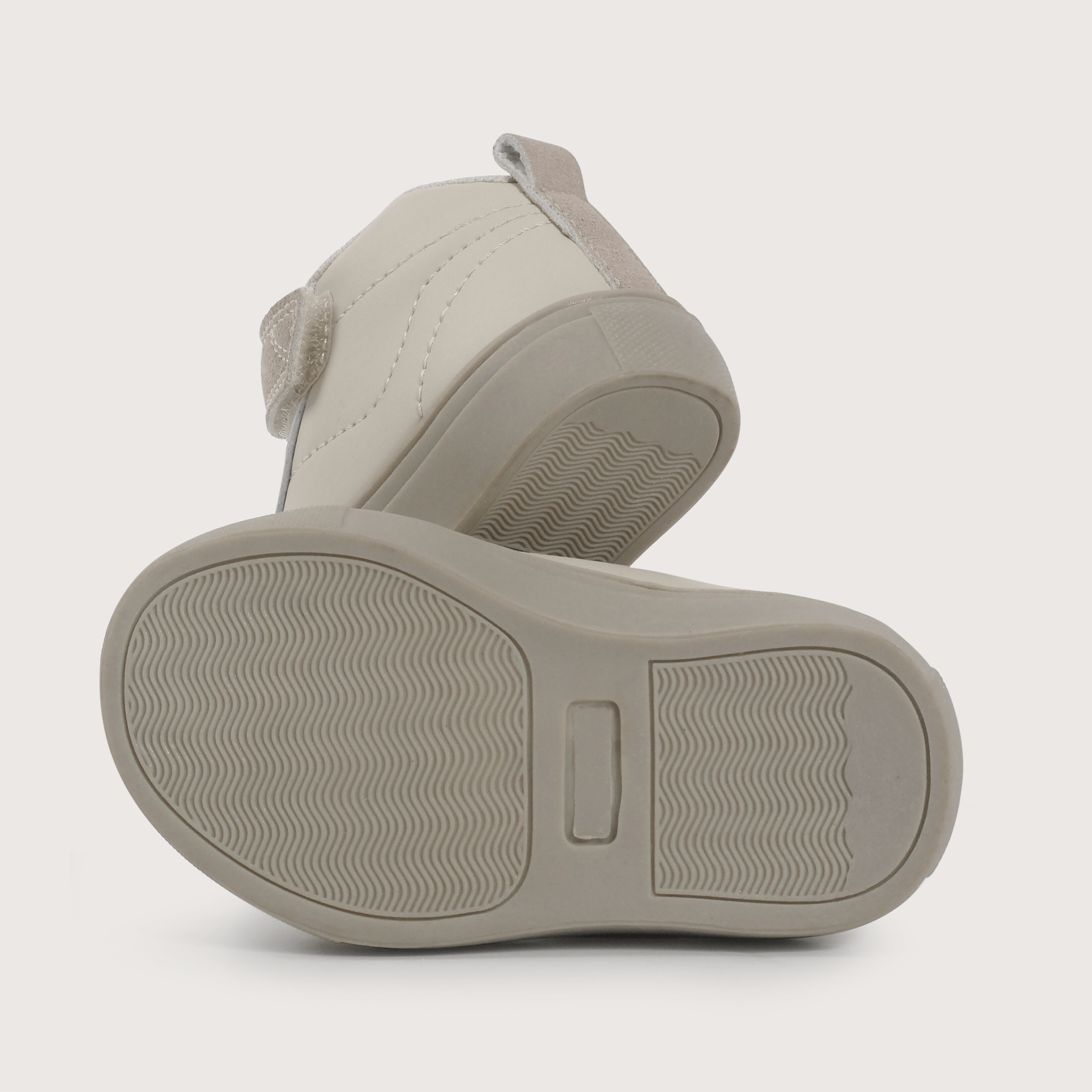 Zapatilla primeros pasos beige de niño-2