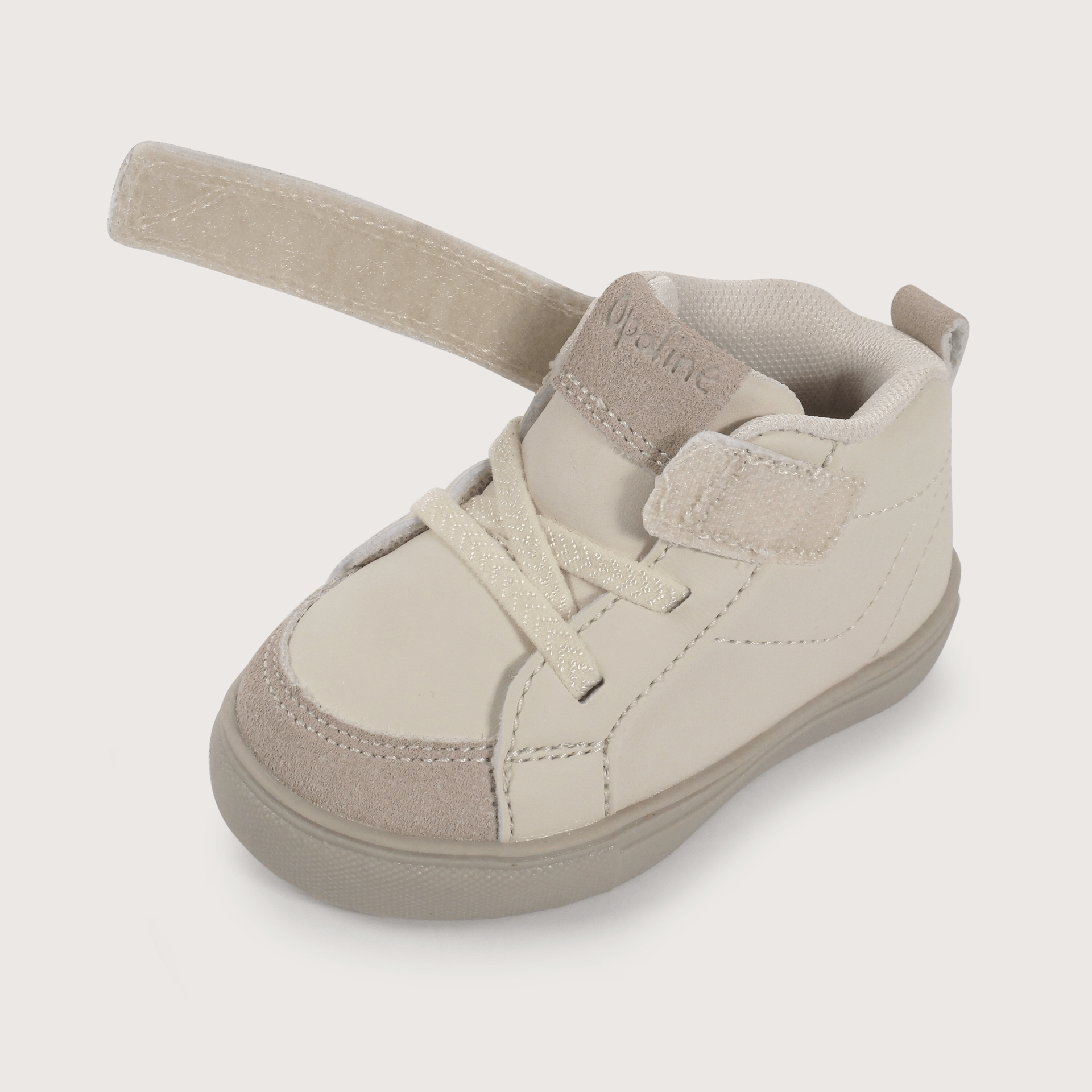 Zapatilla primeros pasos beige de niño-6