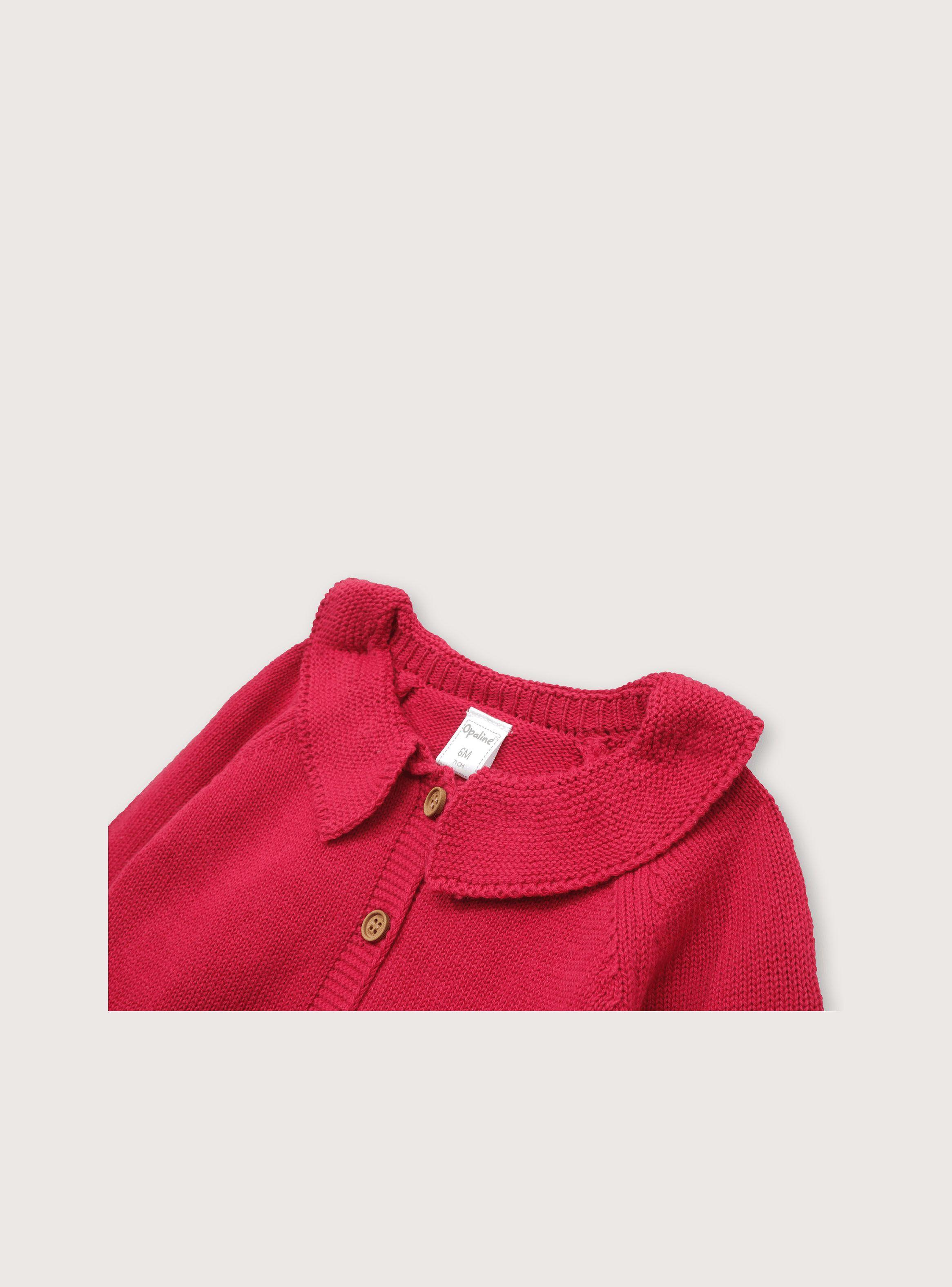 Chaleco Niña GUINDA 38482 OPALINE-2