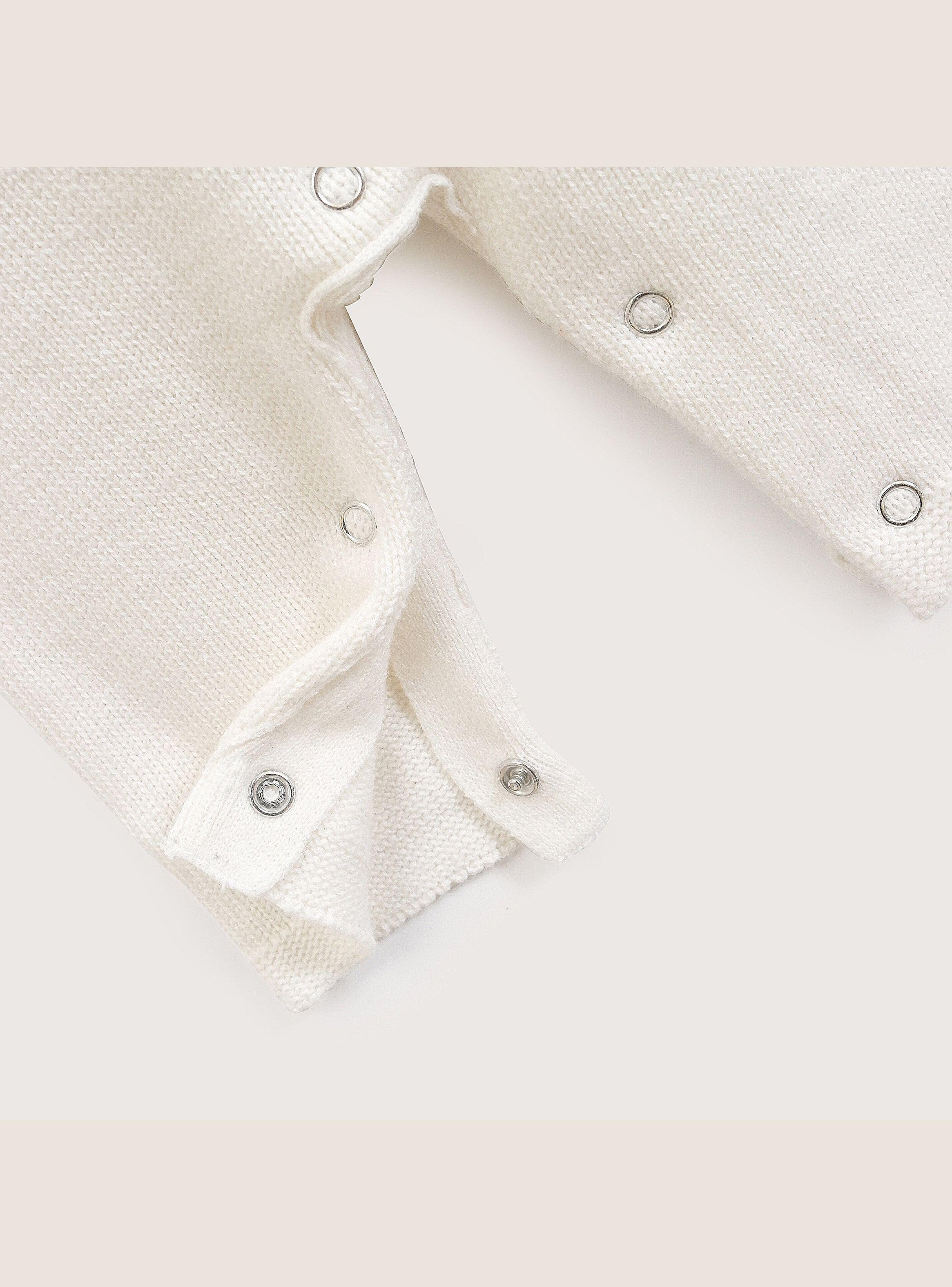 Jardinera Bebe Unisex Blanco-3