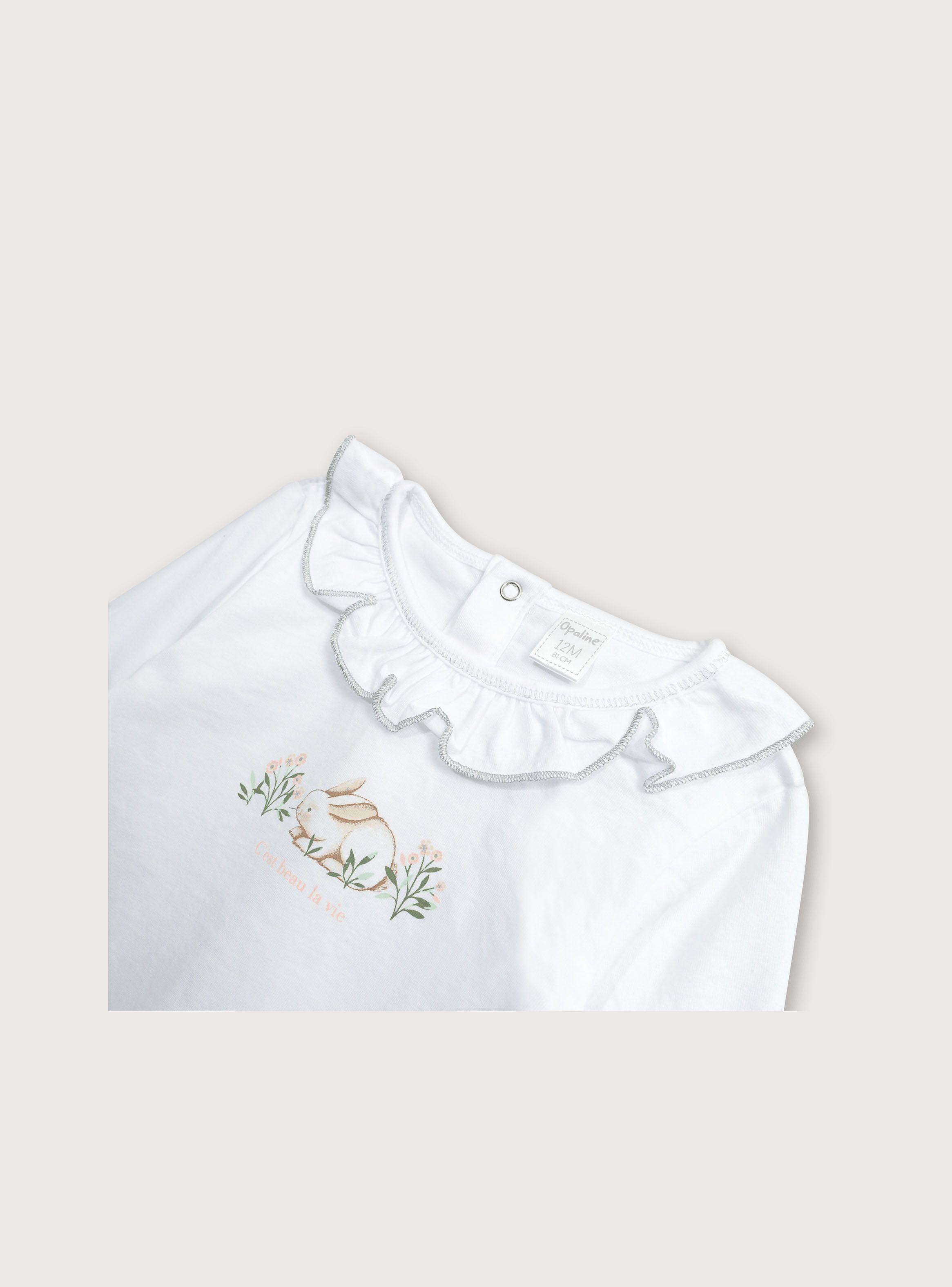 Polera Niña Blanco 38781 OPALINE-2