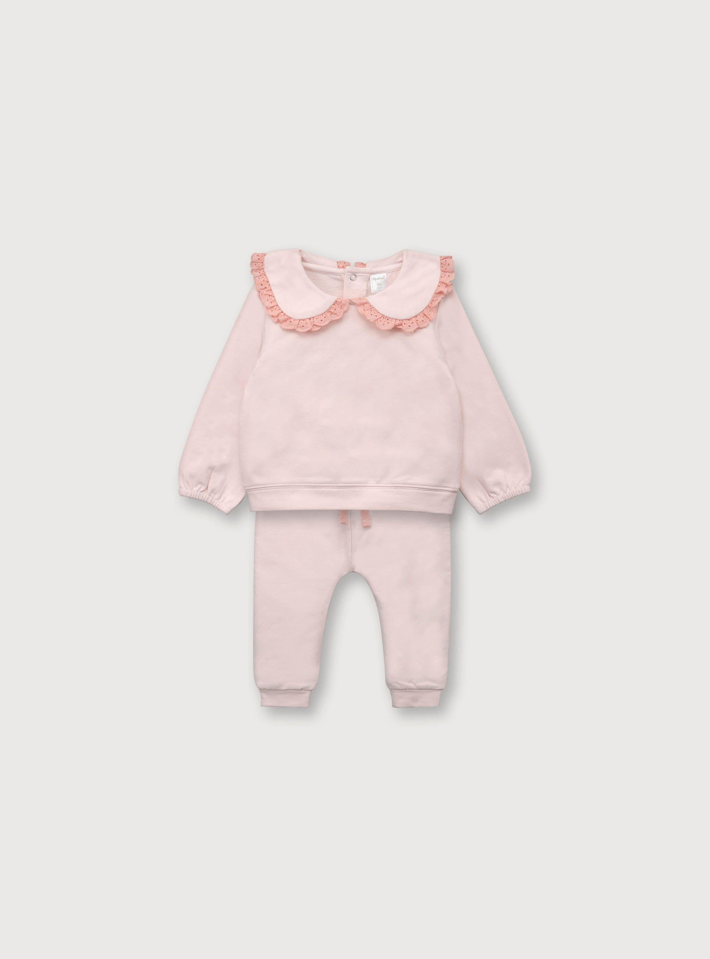 Conjunto De Niña Bebé Rosado (Rn A 18 Meses) Opaline-0